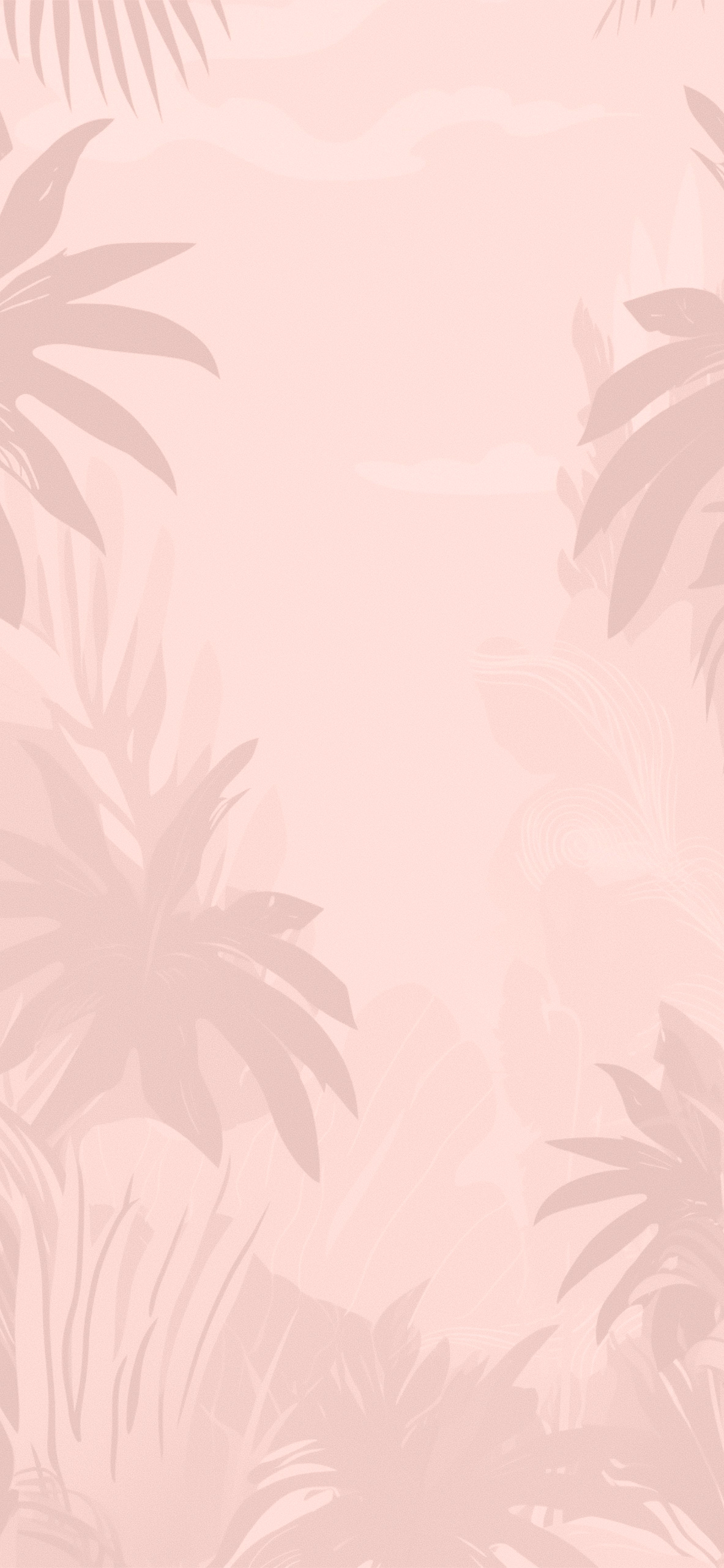 Preppy Pink Jungle Wallpaper