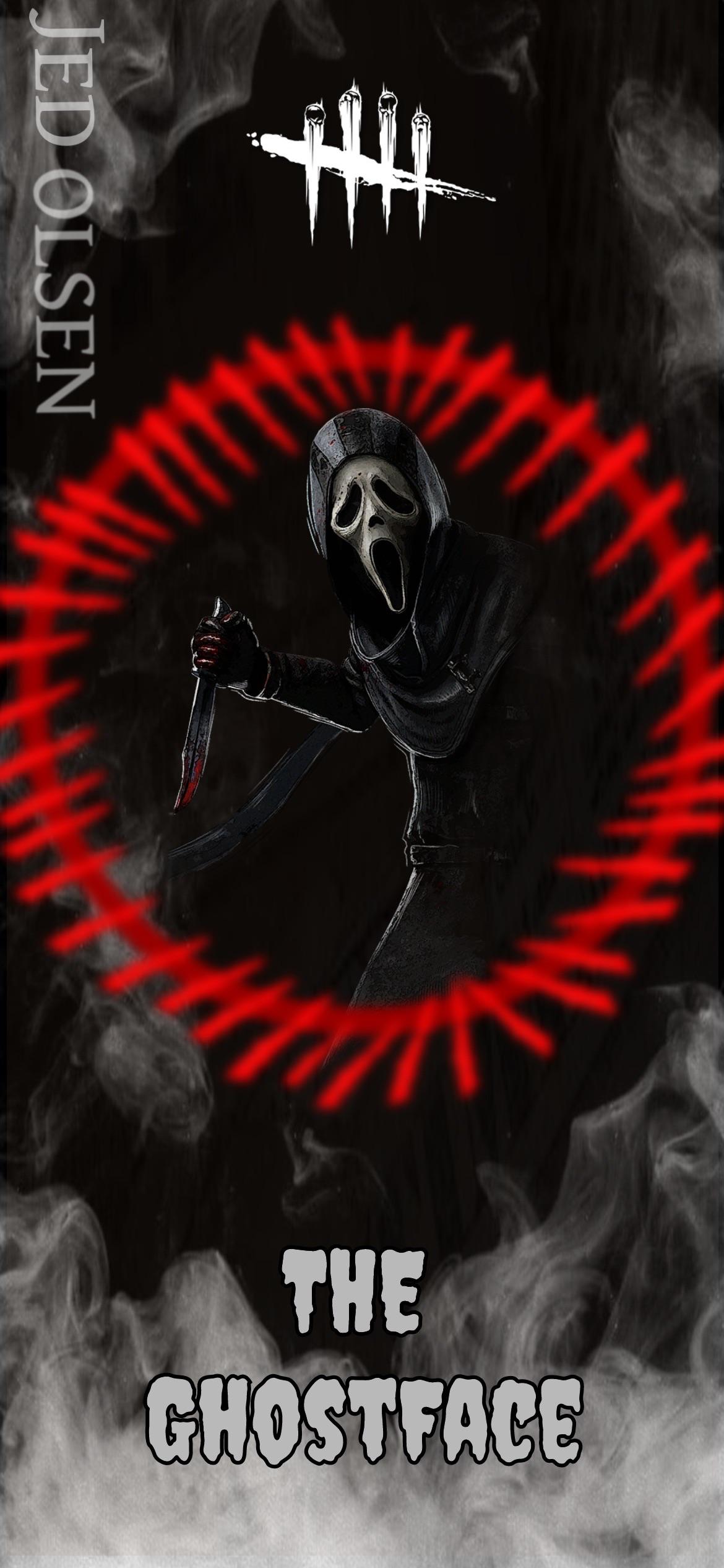 Ghostface mobile wallpaper I made