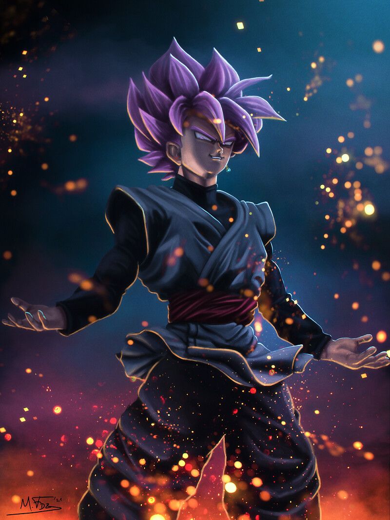 Black Goku Fanart. Goku black, Dragon ball super funny, Dragon ball super goku