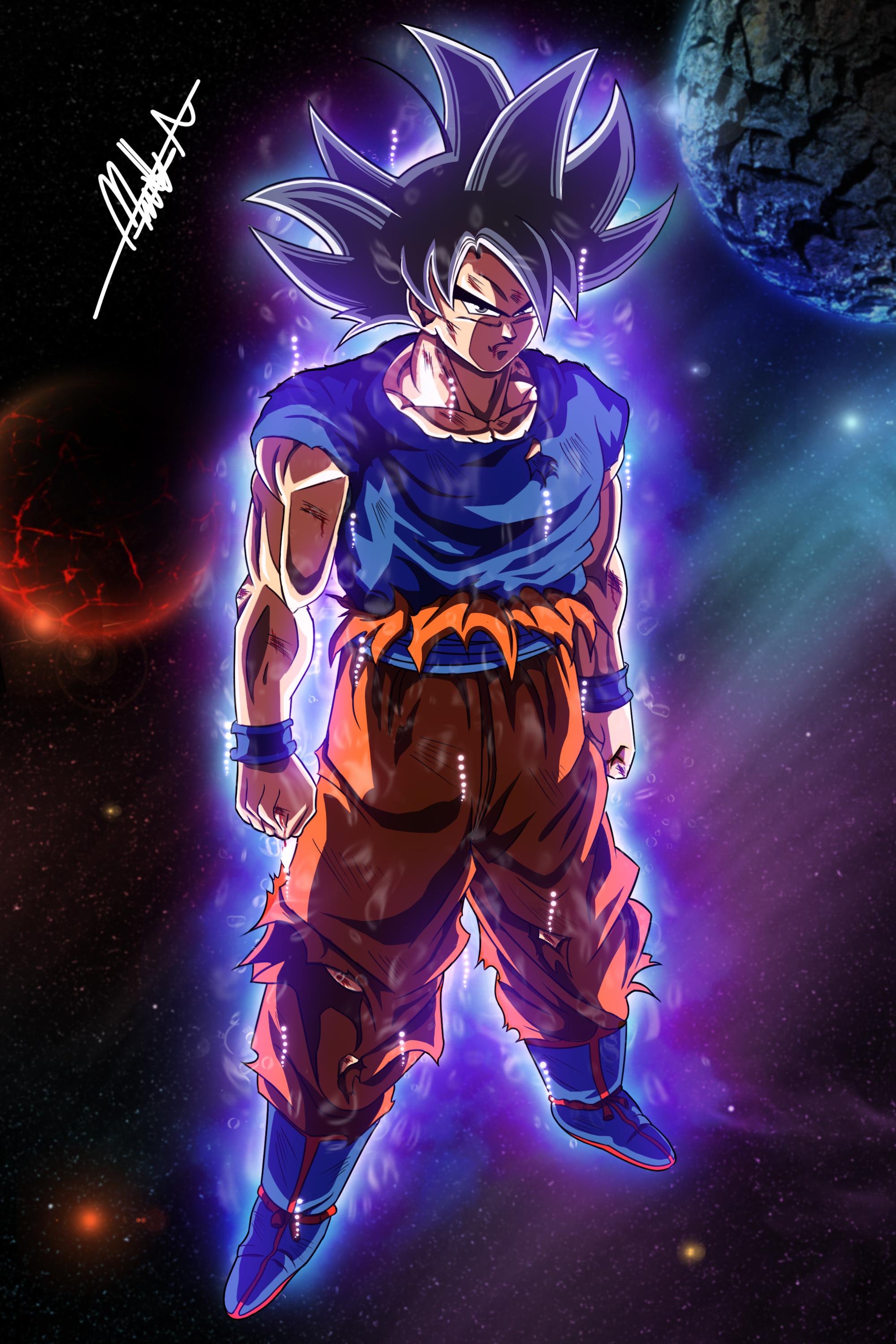 Ultra Instinct sign Goku (Fan Art by me )