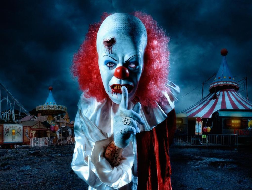 Free download Scary Clown Wallpaper The Desktop Wallpaper [1024x768] for your Desktop, Mobile & Tablet. Explore Creepy Halloween Wallpaper for Desktop. Wallpaper For Halloween, Creepy Clown Wallpaper, Creepy Halloween Wallpaper