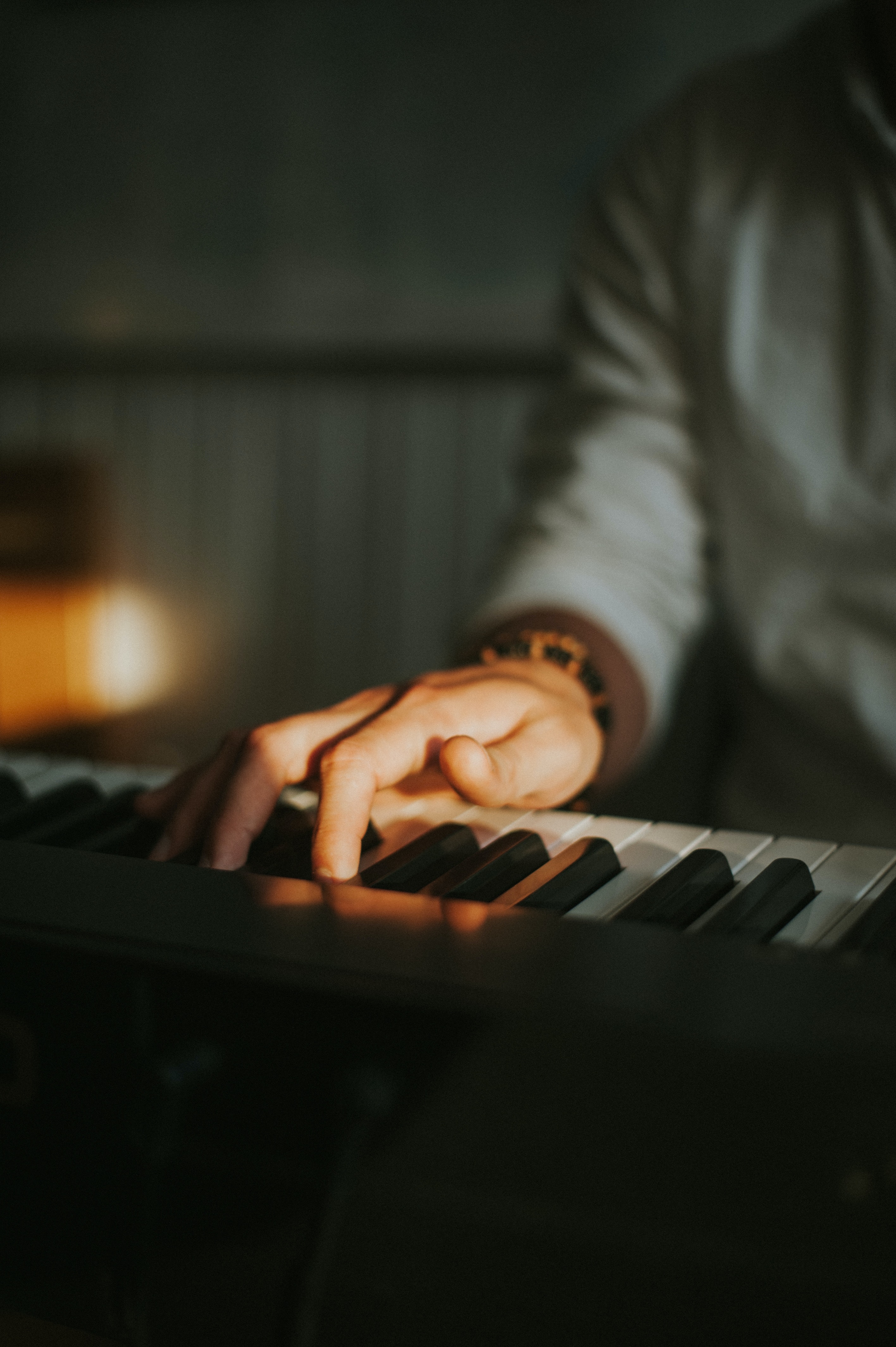 Blur Hands of Person Playing Piano · Free