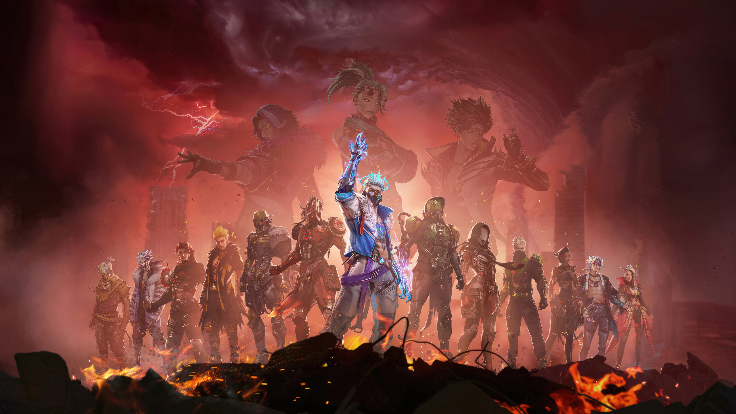 Garena Free Fire 2023 Game 1440P Resolution HD 4k Wallpaper, Image, Background, Photo and Picture