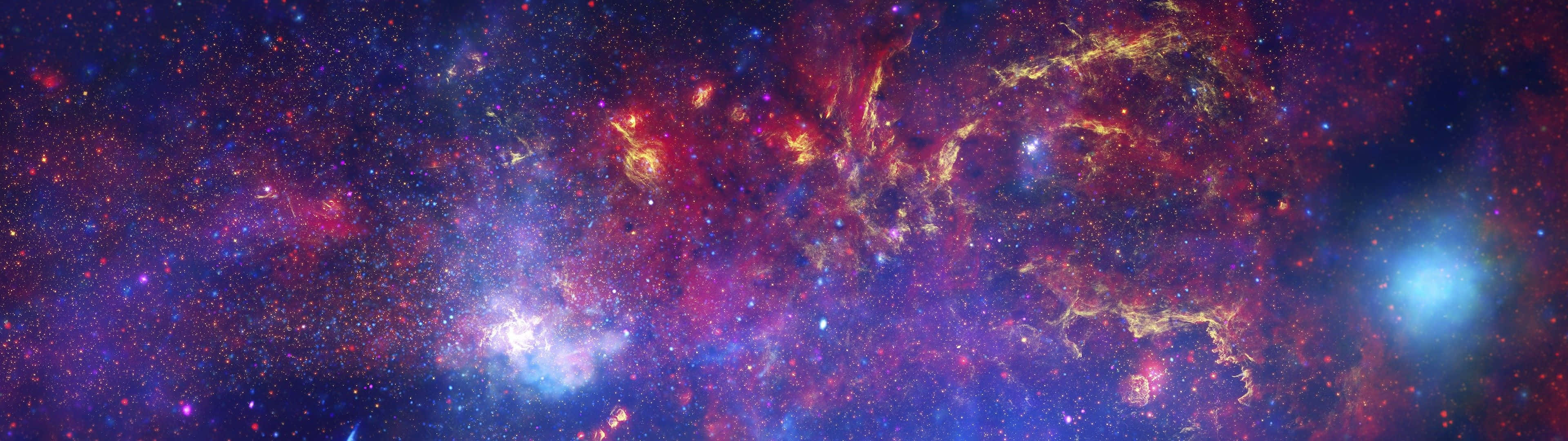 Download A Glistening Starlit View of the Milky Way Wallpaper