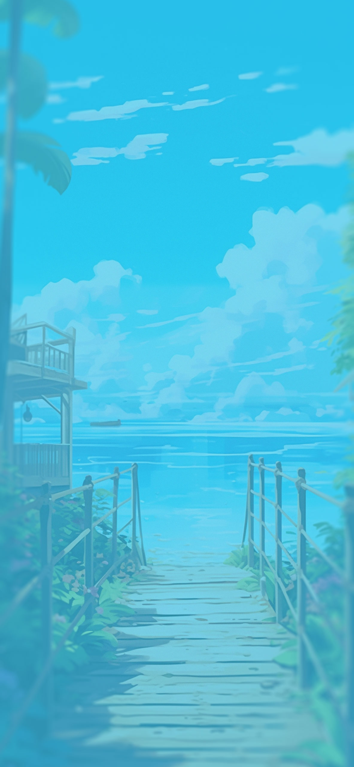 Summer Vibes Art Wallpaper Vacation Wallpaper for iPhone