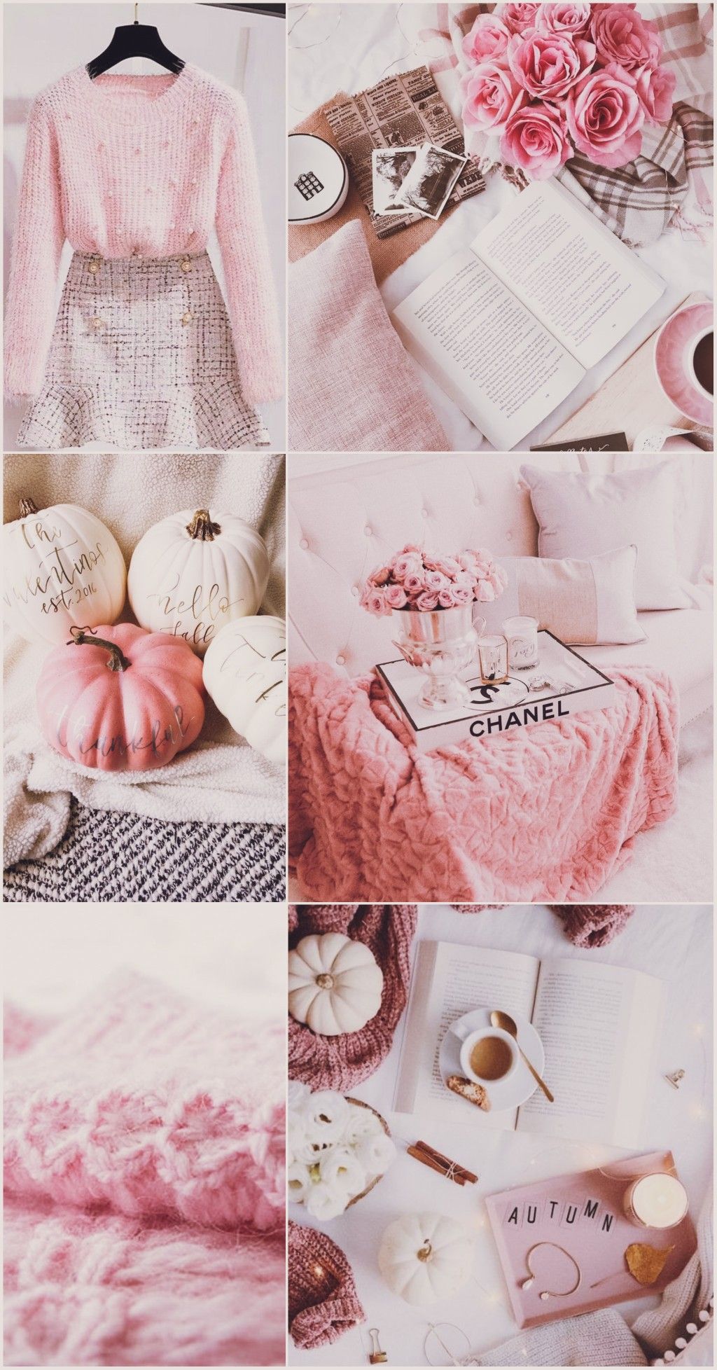 Pink autumn wallpaper. Pink wallpaper background, Pastel pink aesthetic, Pretty wallpaper tumblr