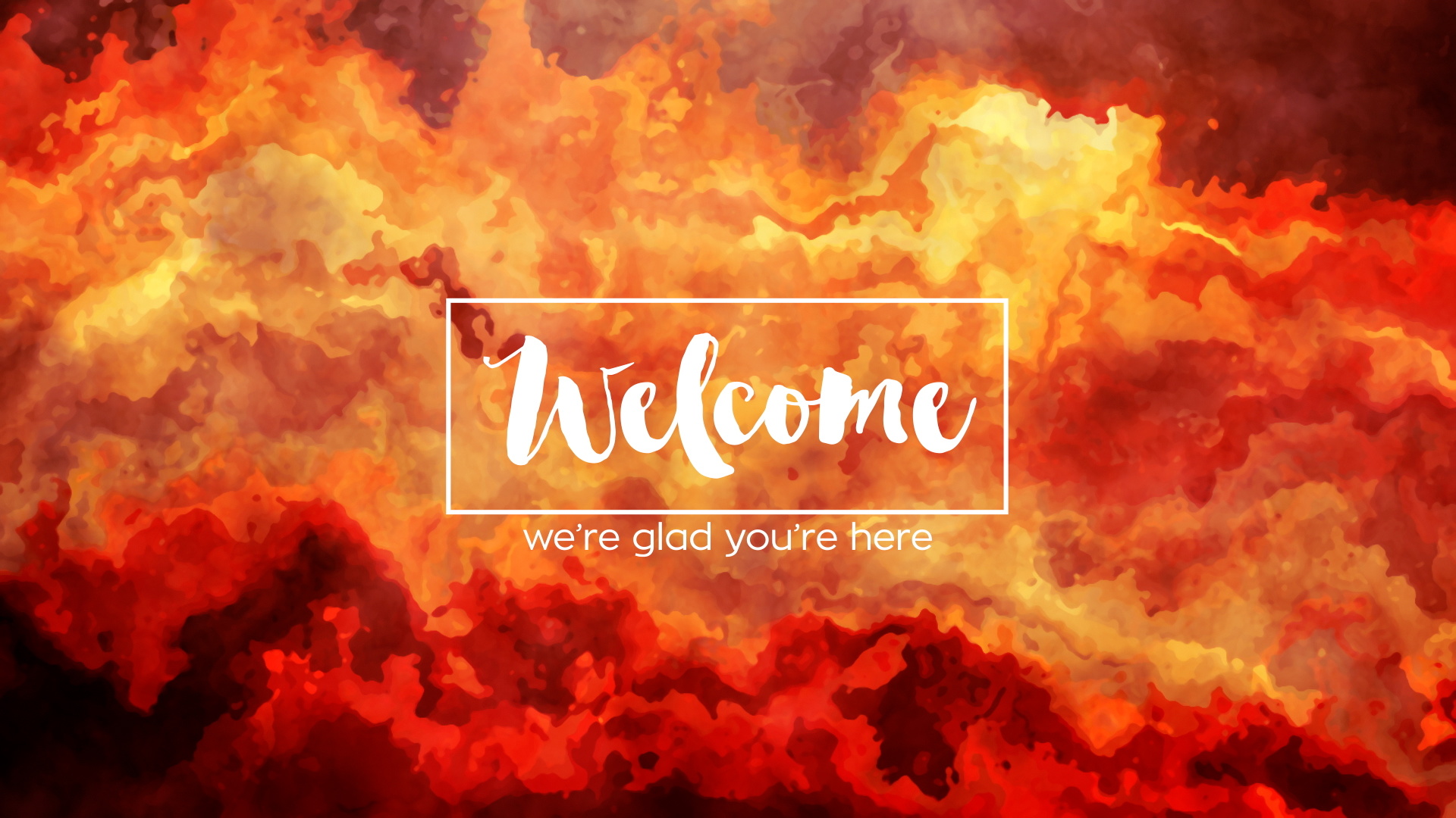 Dappled Fall Welcome. Motion Video Background