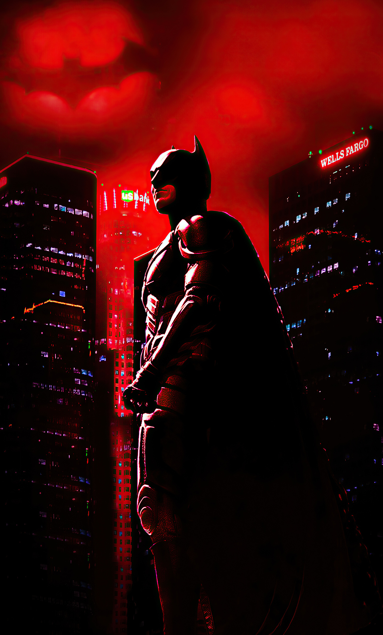 4k Batman Red iPhone HD 4k Wallpaper, Image, Background, Photo and Picture