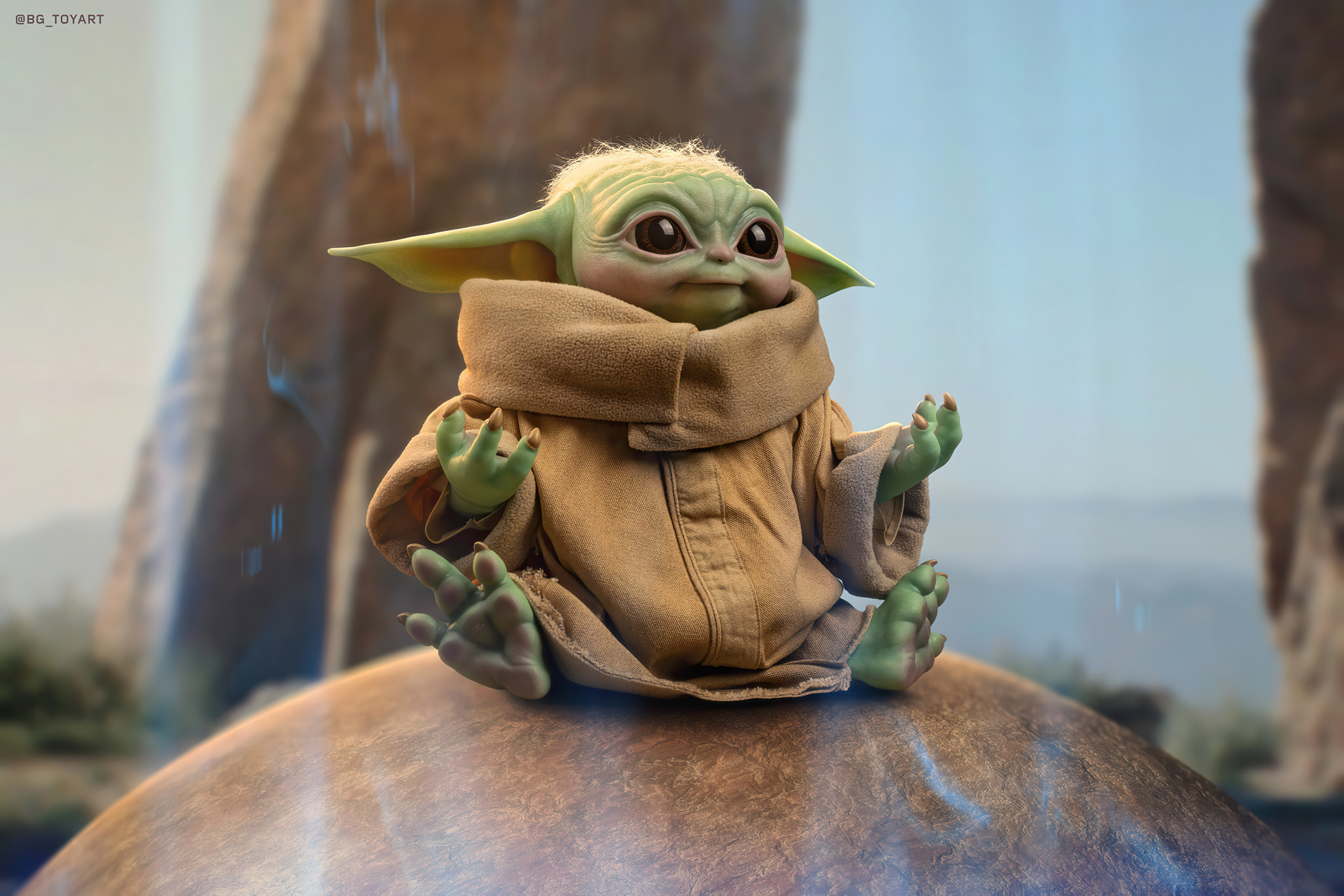 Baby Yoda 3D Art 4k, HD Tv Shows, 4k Wallpaper, Image, Background, Photo and Picture