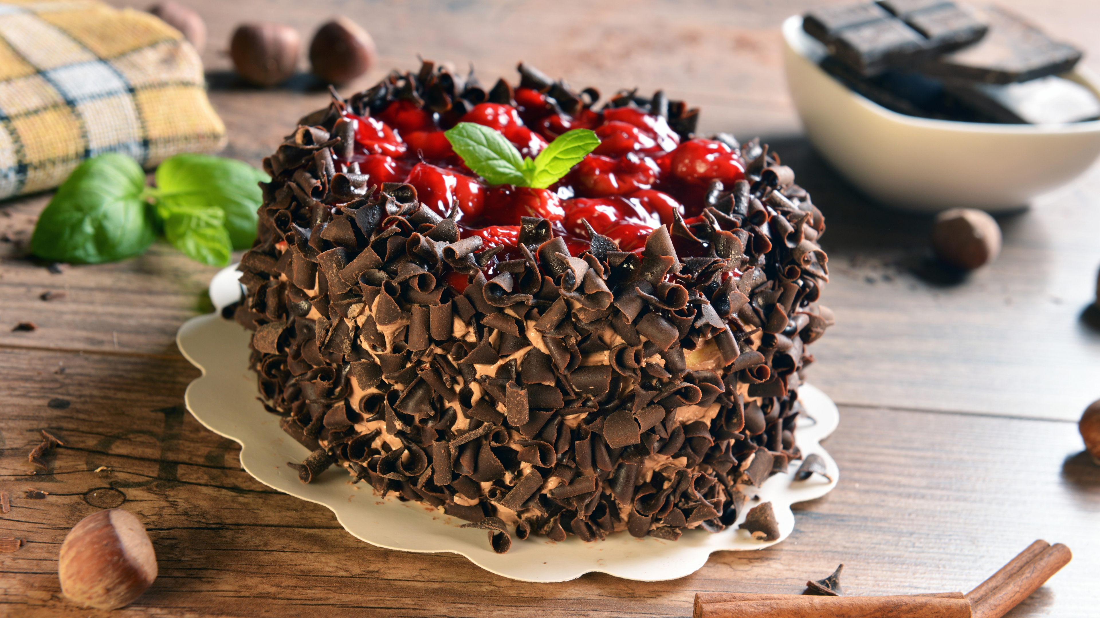 Download wallpaper 3840x2160 chocolate cake, dessert 4k wallpaper, uhd wallpaper, 16:9 widescreen 3840x2160 HD background, 666