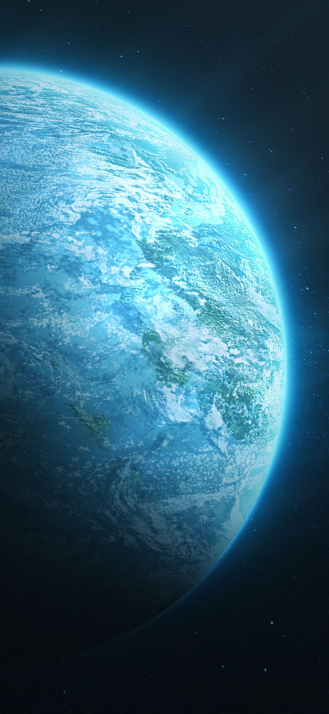 Blue Planet Space View 4k iPhone XS, iPhone 10, iPhone X HD 4k Wallpaper, Image, Background, Photo and Picture