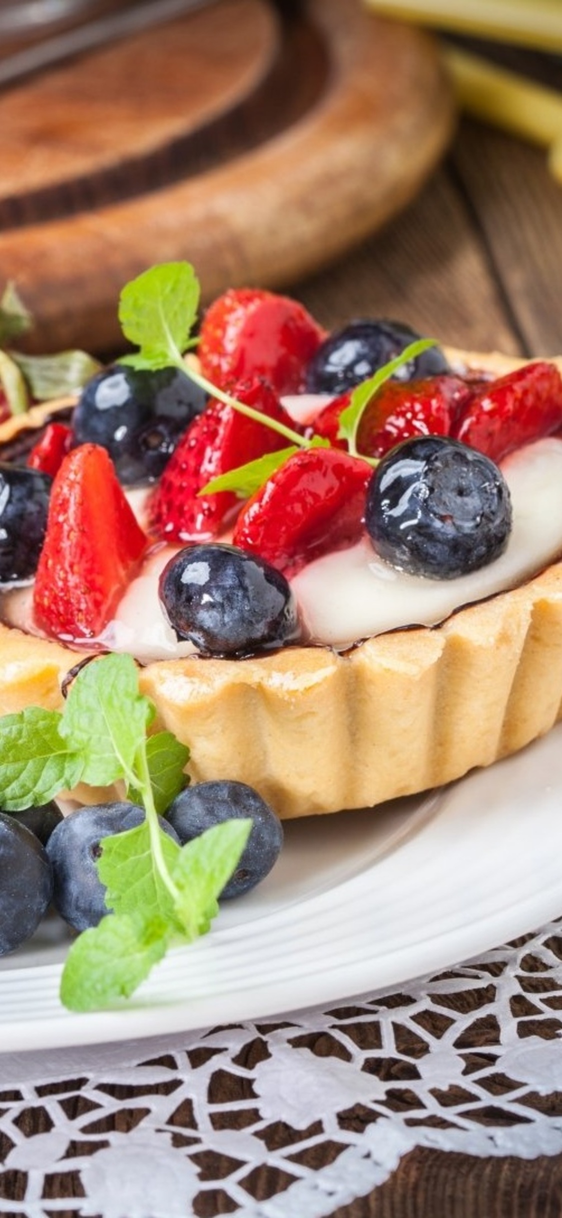 Blueberry Dessert iPhone XS