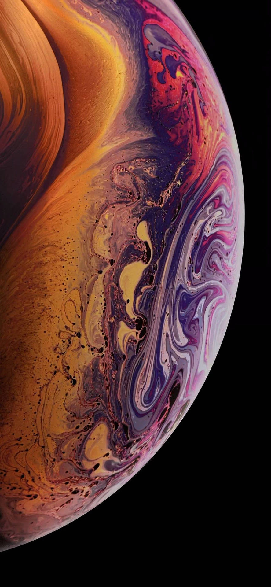 Download Explore a Radically Improved iPhone Xs Under the Glittering Stars Wallpaper