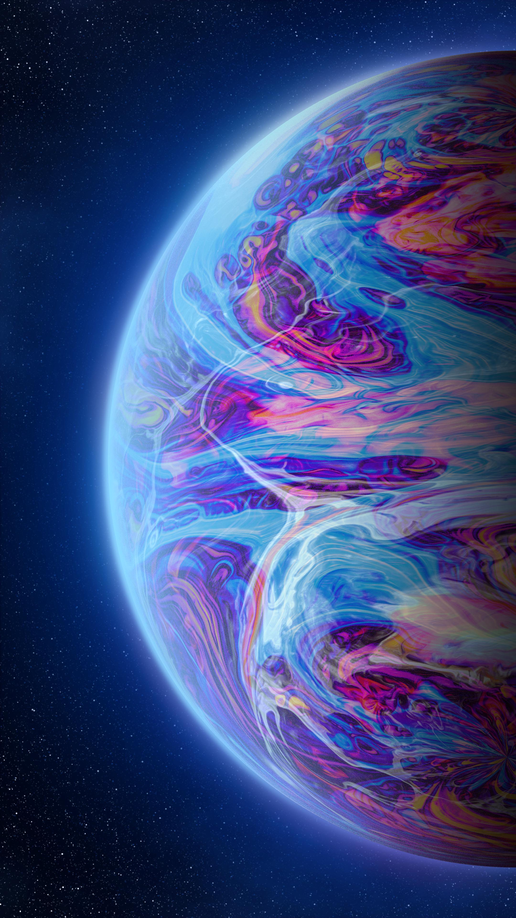 Wallpaper Planet Nine, Earth, Planet, Universe, Painting, Background Free Image