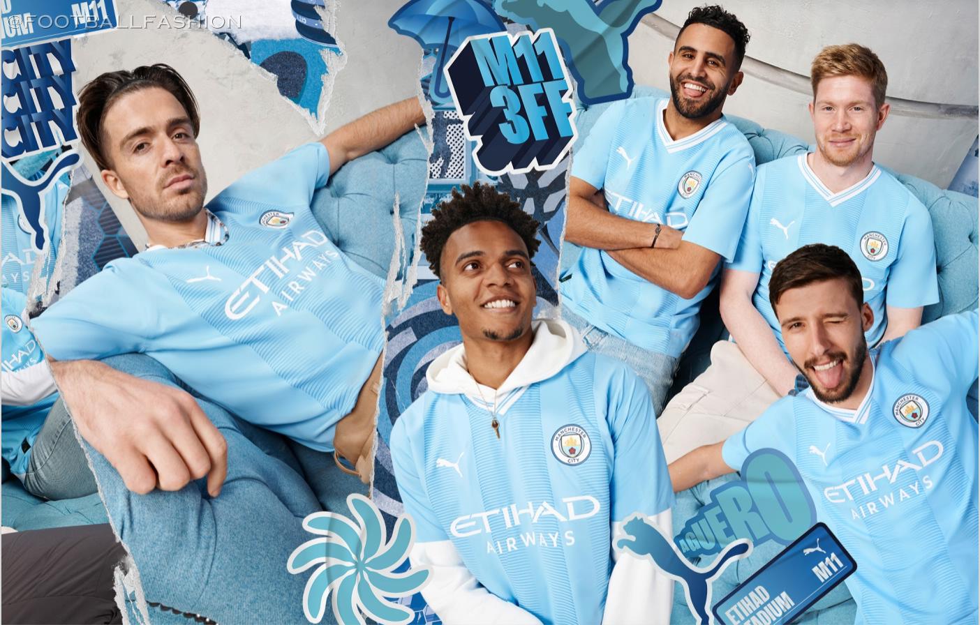 Manchester City 2023 24 PUMA Home Kit