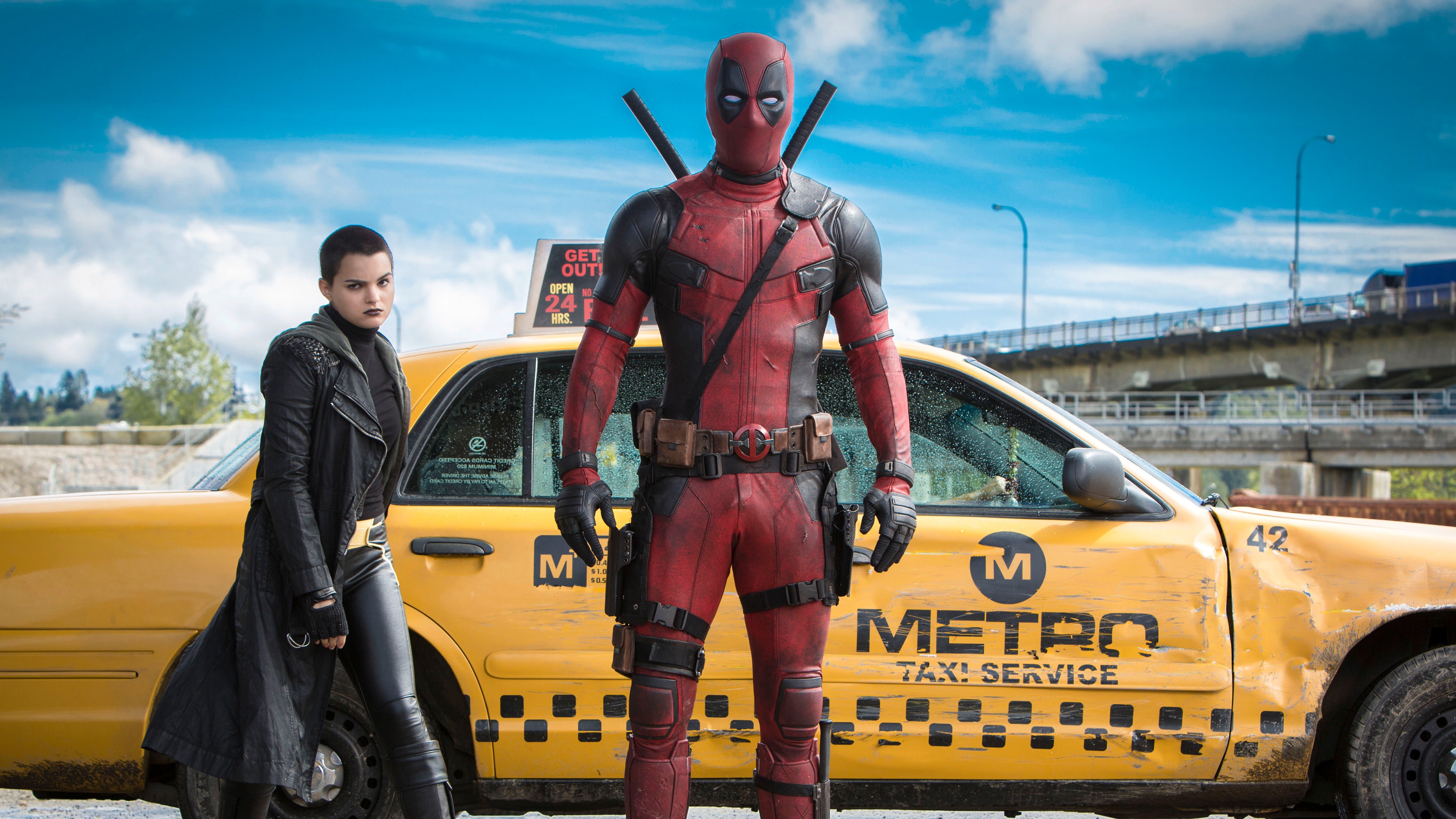 Free download Deadpool Ryan Reynolds Brianna Hildebrand Wallpaper HD Wallpaper [3840x2160] for your Desktop, Mobile & Tablet. Explore Deadpool 4K Wallpaper. Deadpool Background, Deadpool Wallpaper, Deadpool Wallpaper