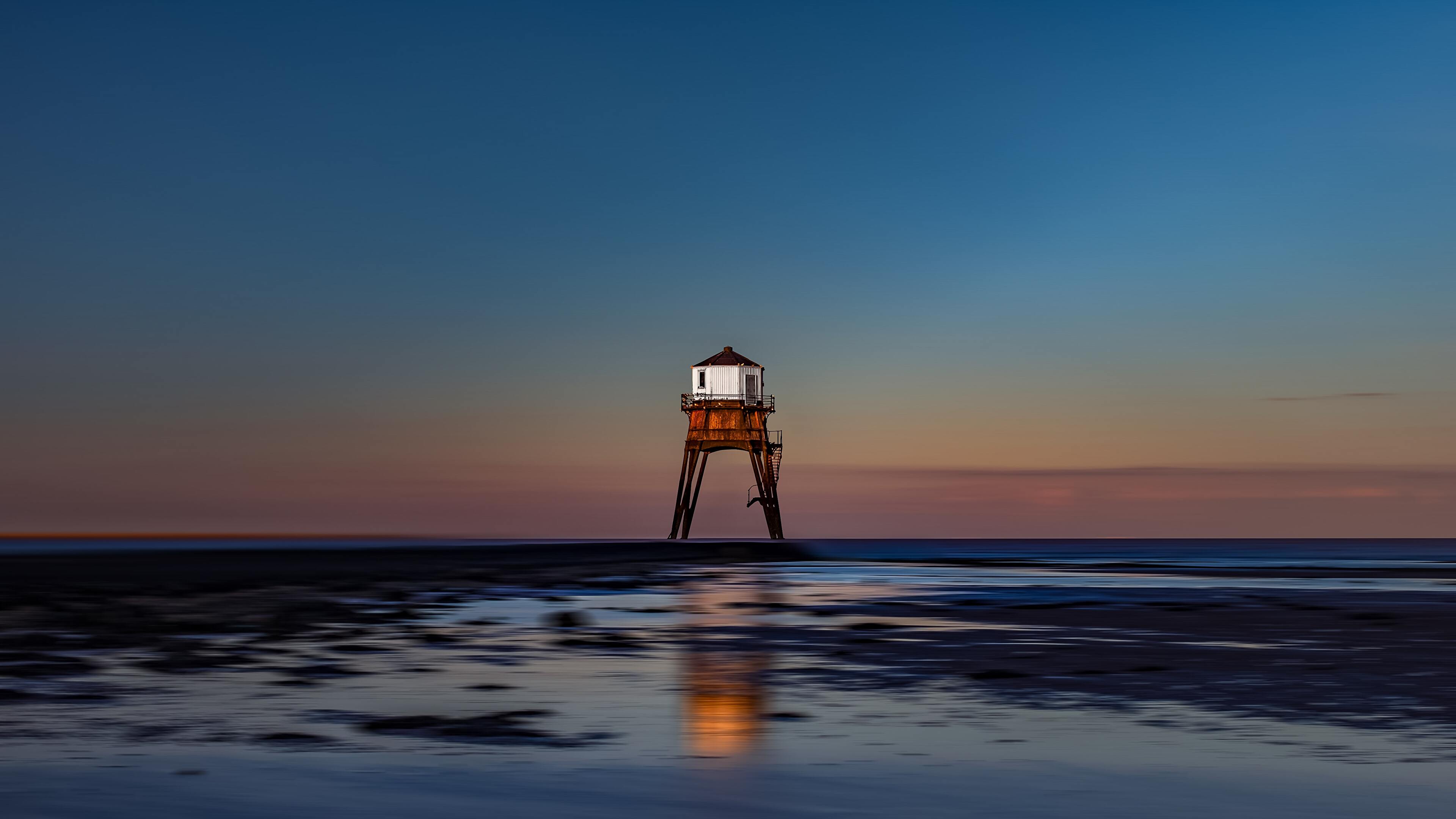 Lighthouse 4K wallpaper for your desktop or mobile screen free and easy to download