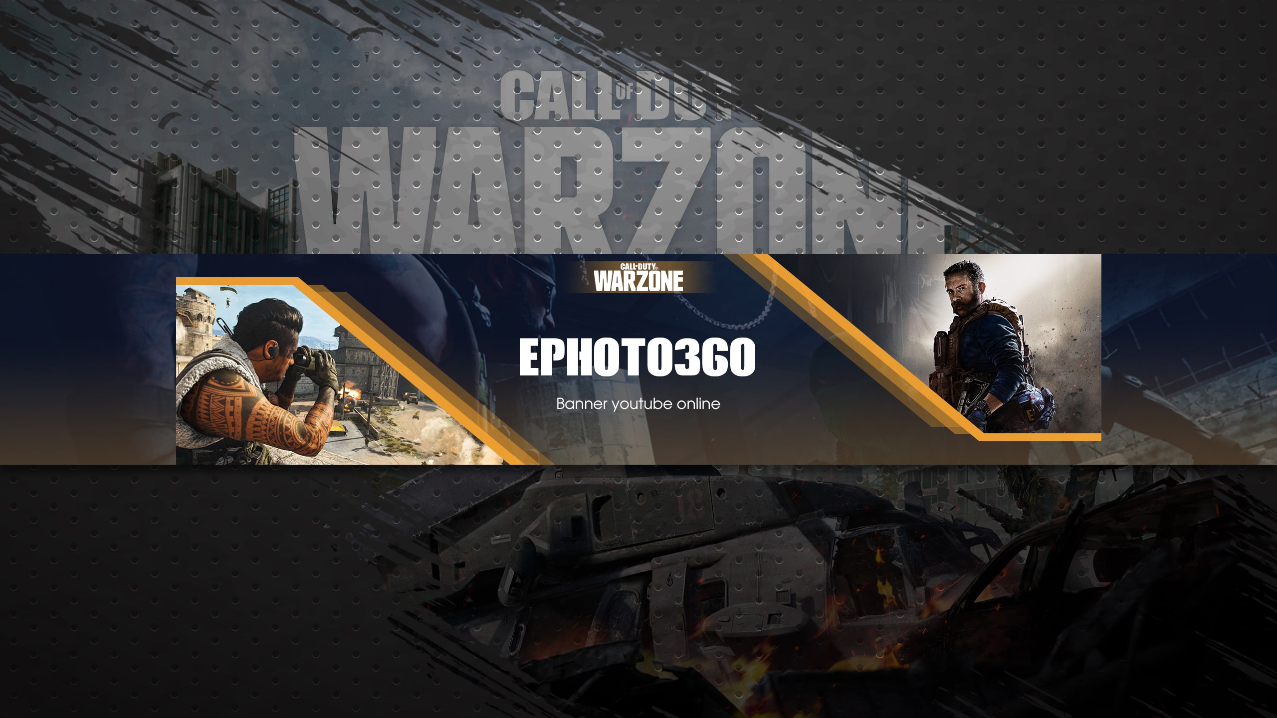 Duty Warzone YouTube Banner Online