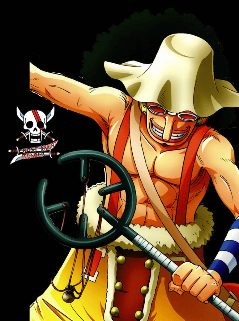 Download One Piece Usopp Cheerful Art Wallpaper
