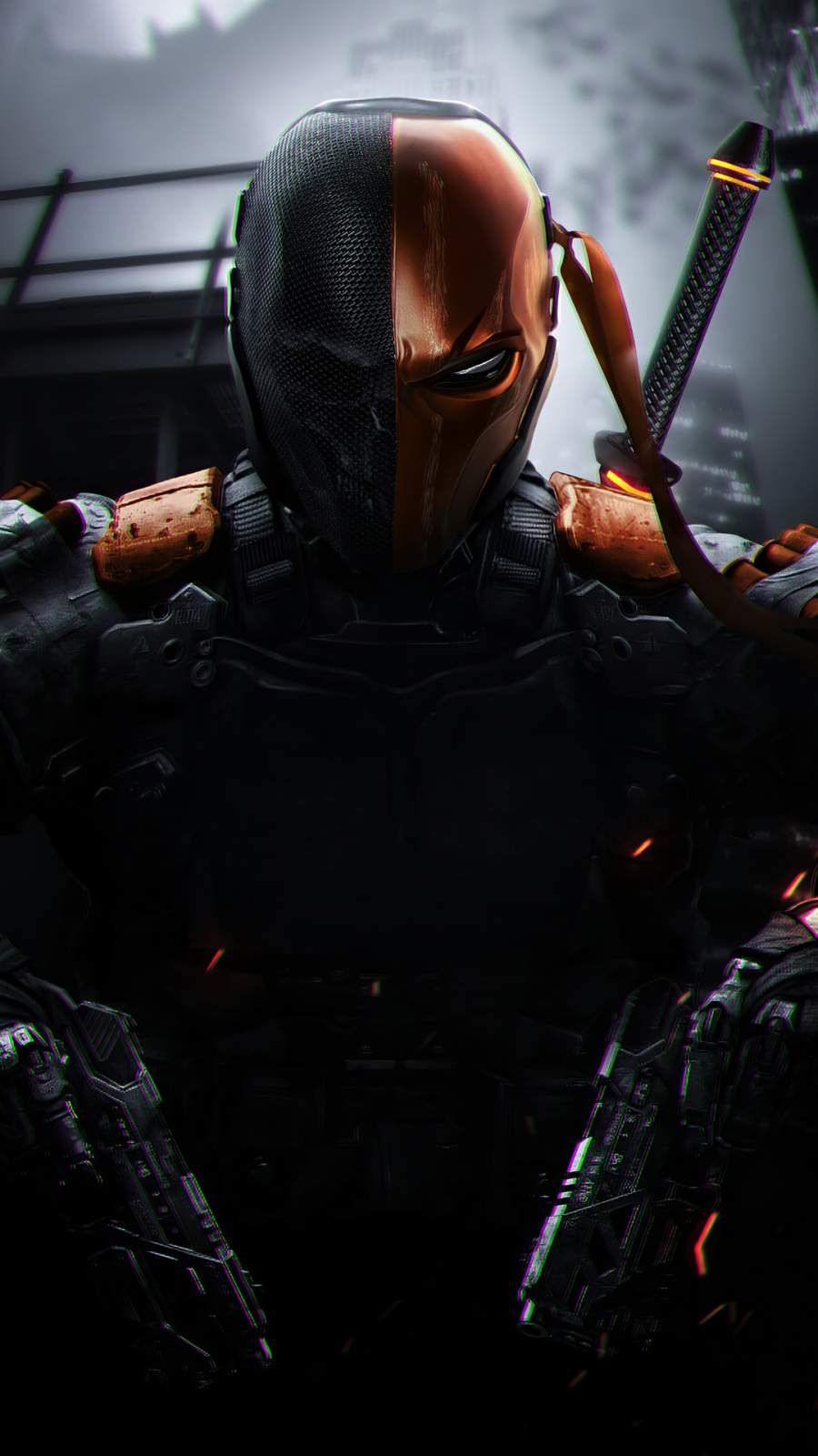 4K Deathstroke iPhone Wallpaper