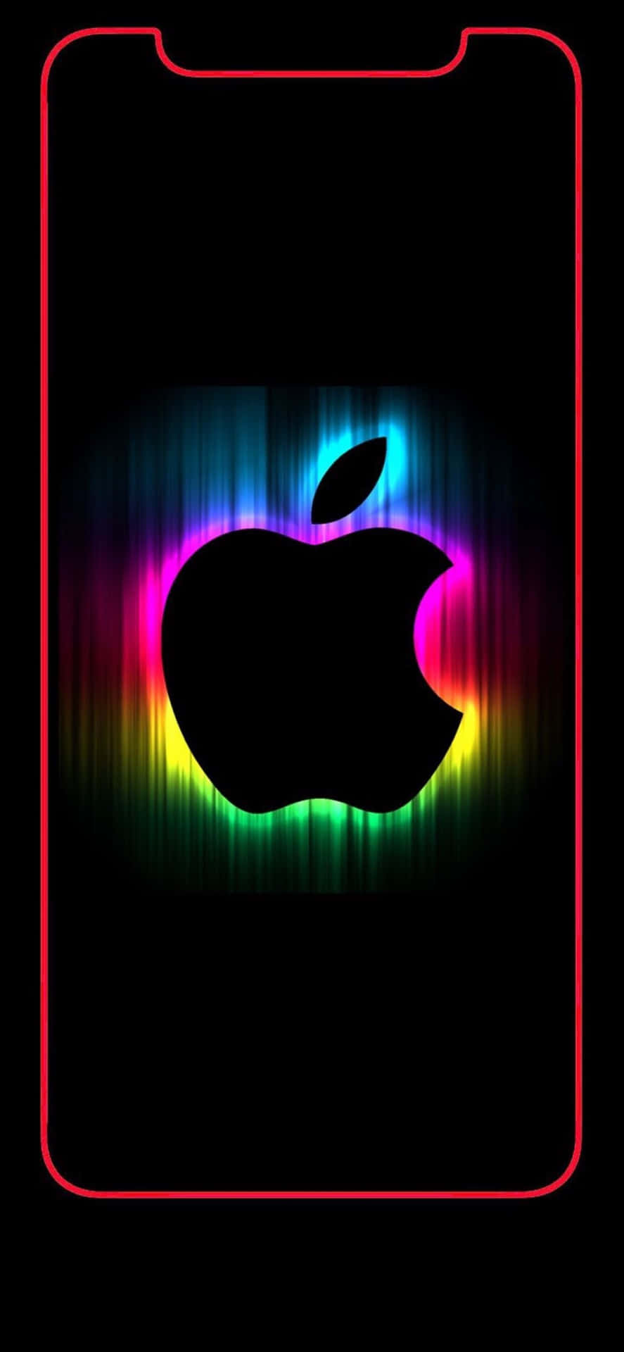 Download Apple iPhone X Shimmering Neon