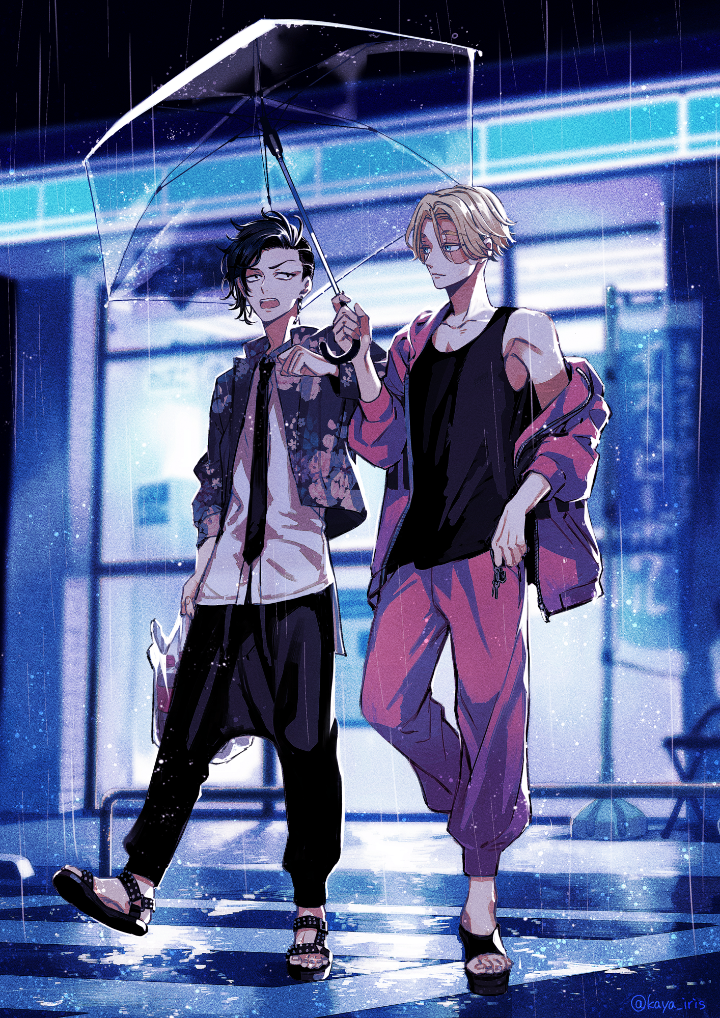 kokonoi hajime and inui seishu (tokyo revengers) drawn