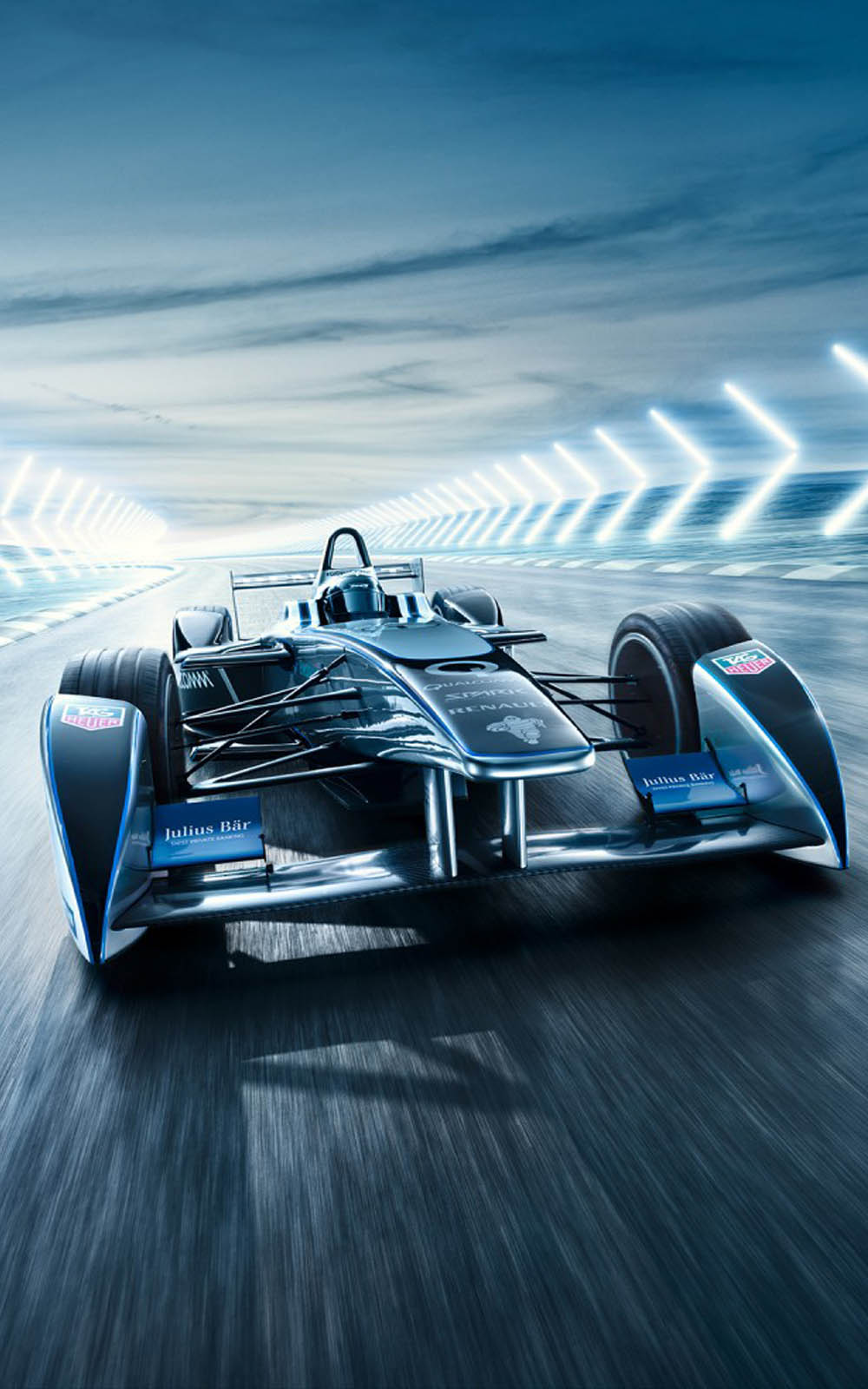 Renault Formula E Racing Car 4K Ultra