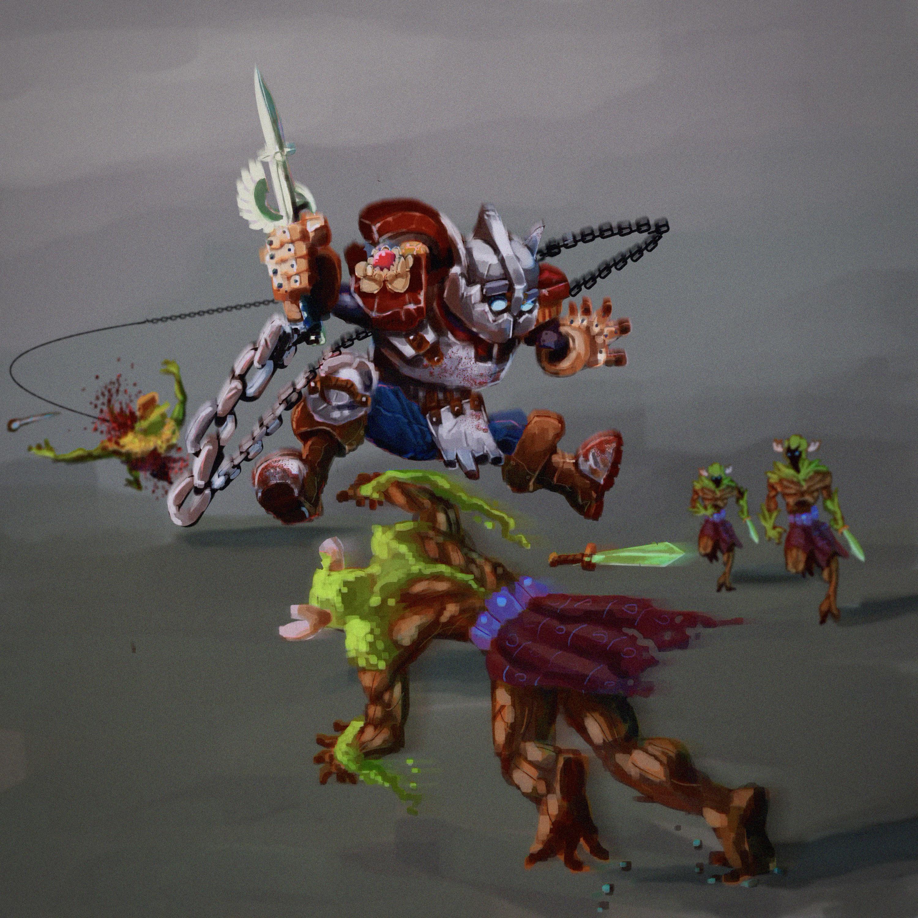 Clockwerk Artwork, By Me, Digital. (1 115 Suggest The Next Hero In Comments)