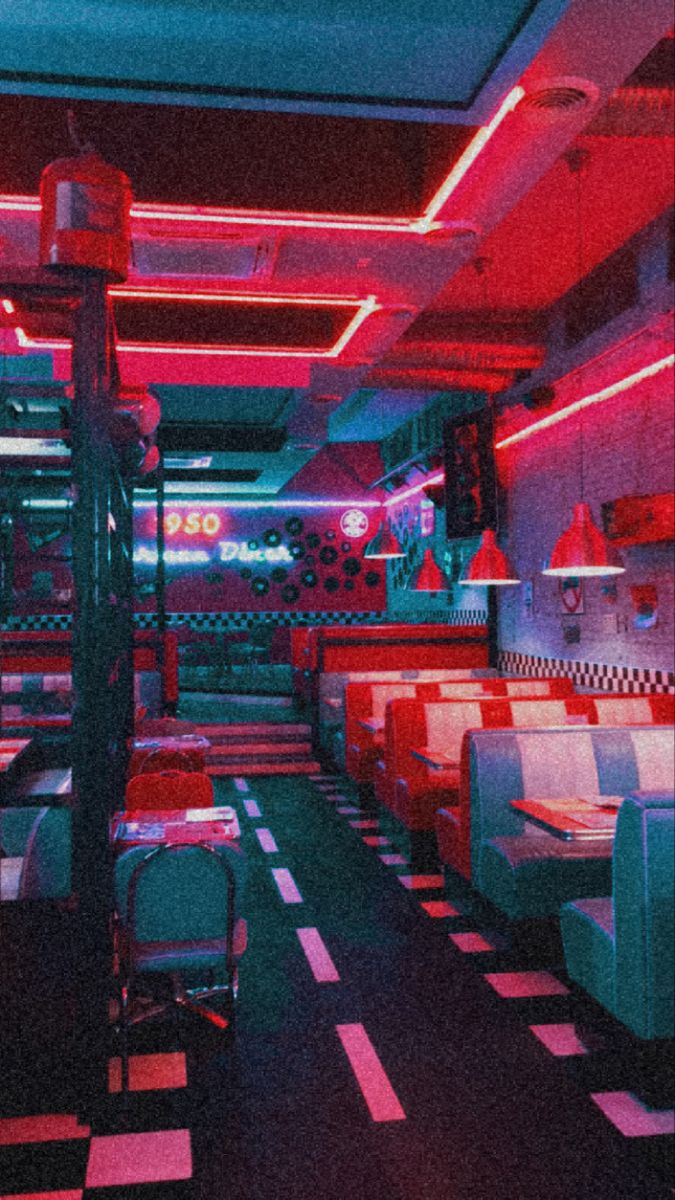 Aesthetic wallpaper. Diner aesthetic, Neon aesthetic, Retro aesthetic