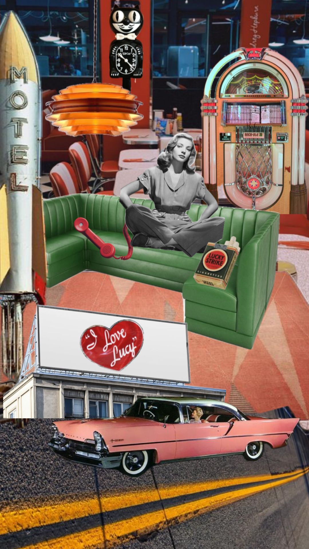 50s saesthetic in 2023's aesthetic, Create collage, Creative play
