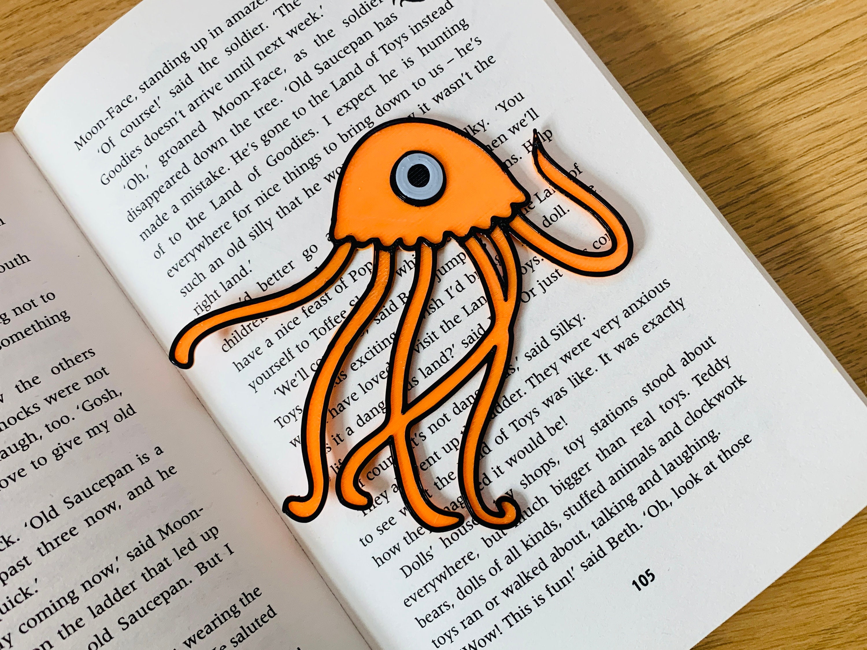 Garten of Banban Inspired Stinger Flynn Bookmark 3D Printed