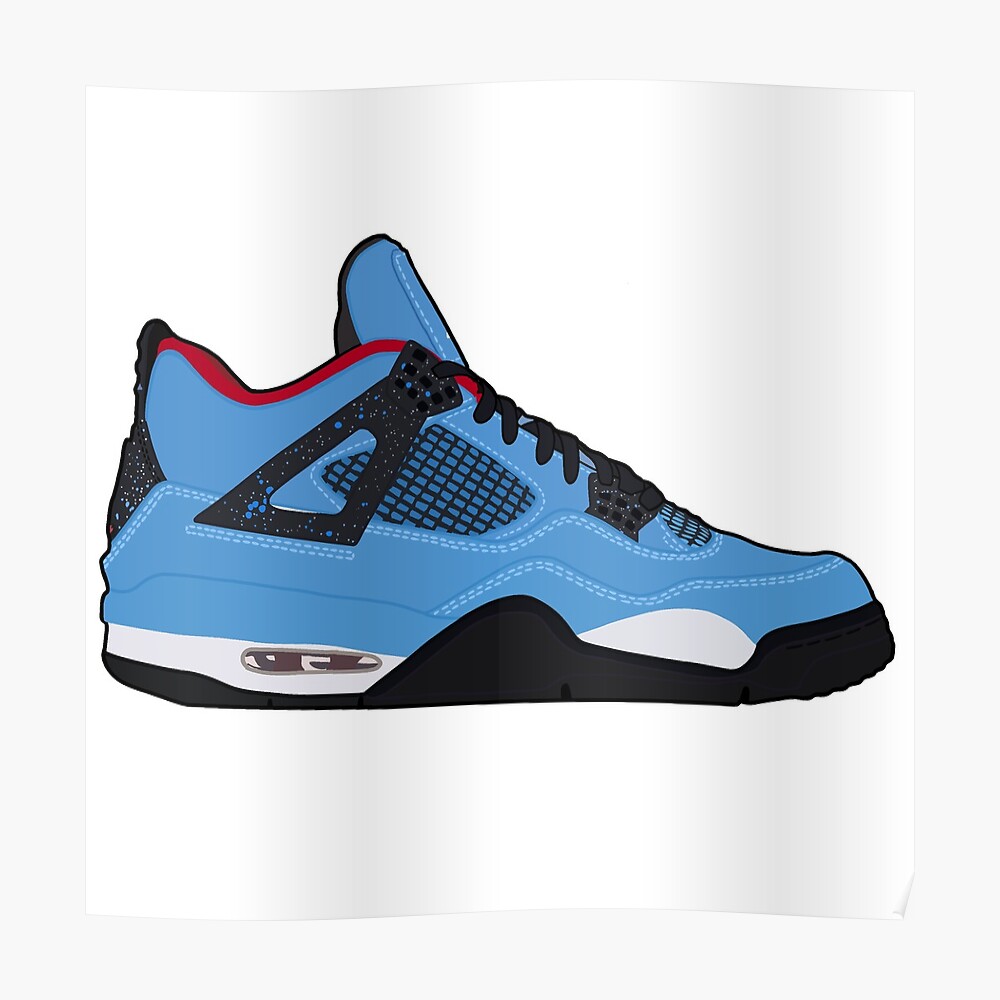 Jordan 4 Travis Scott Cactus Jack Sticker