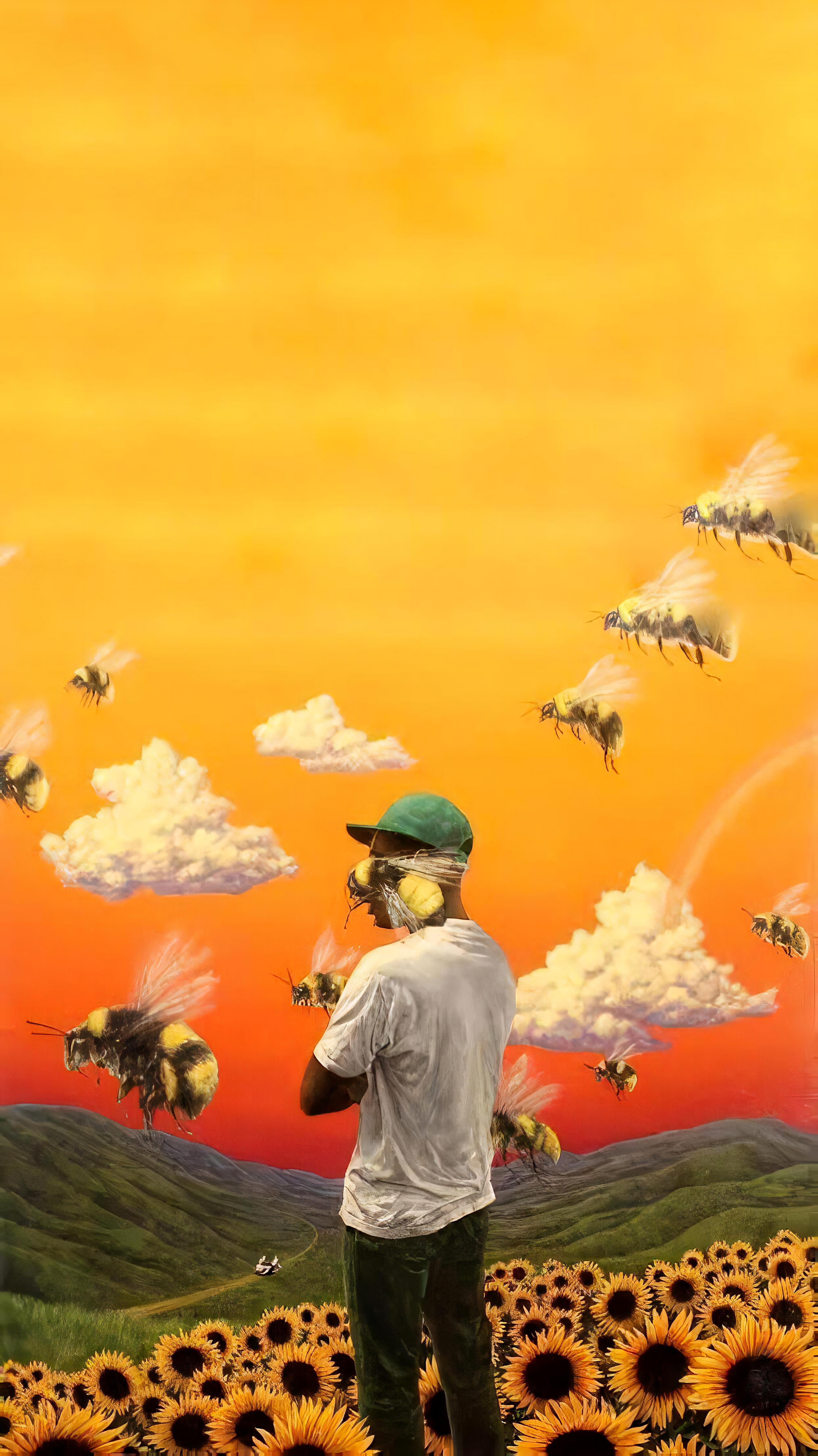 Here's a Flower Boy phone wallpaper that I enhanced (not sure who made og)