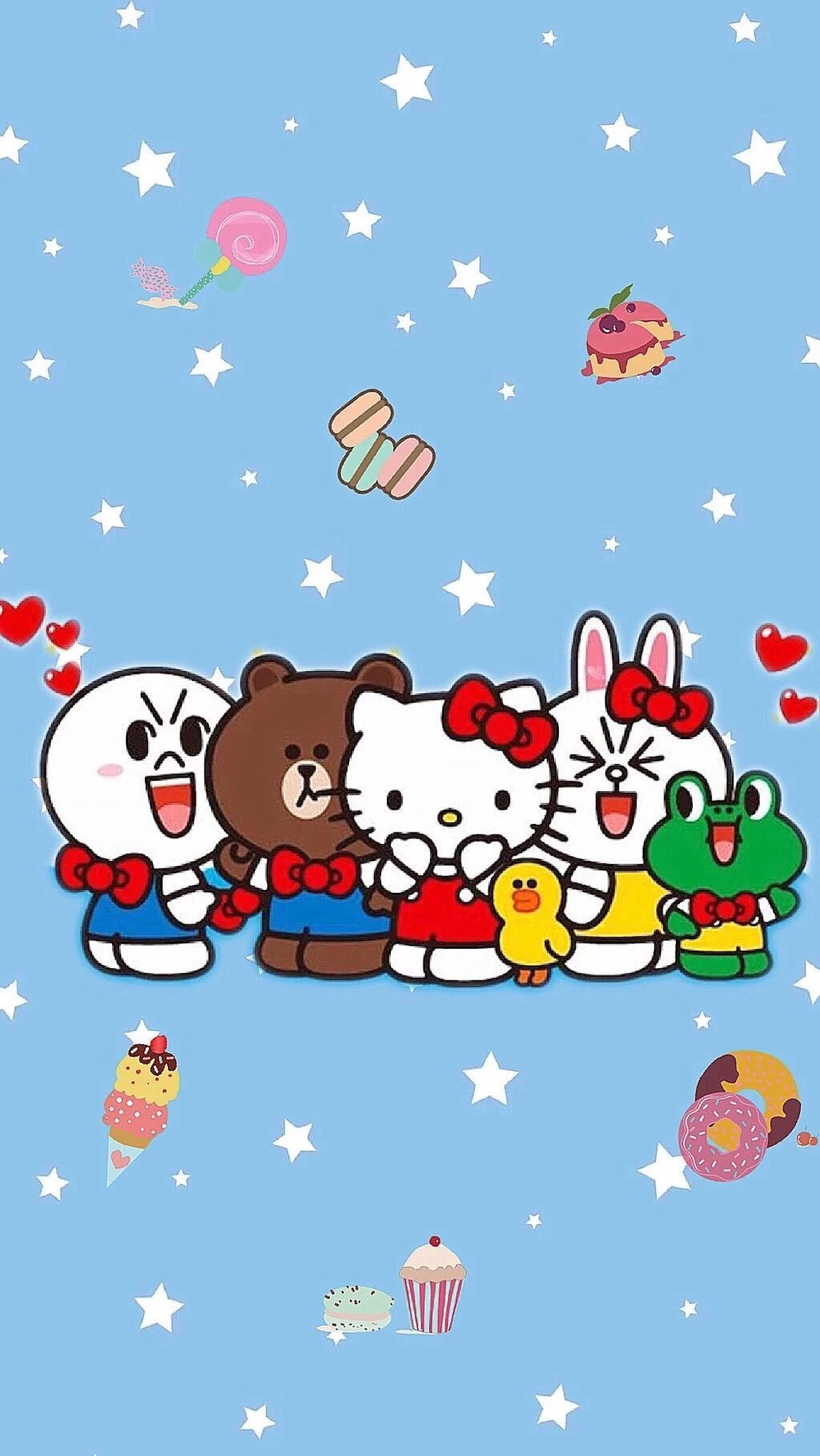 Hello kitty and friends Wallpaper