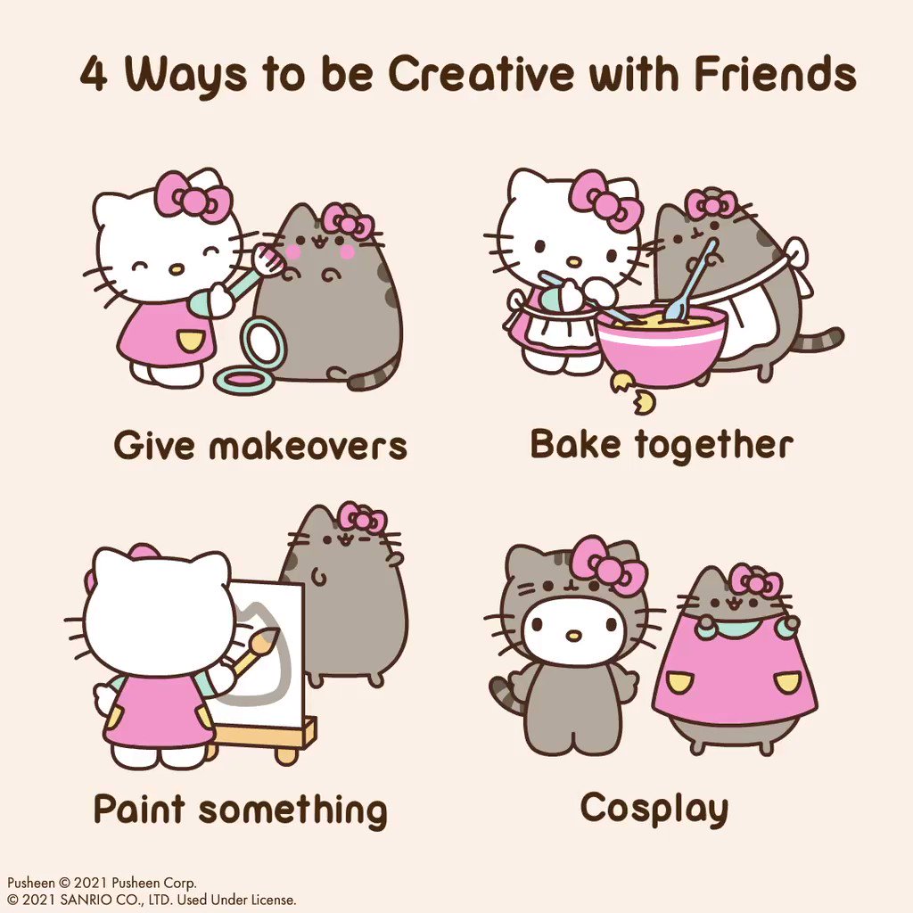 Hello Kitty Ways To Be Creative With Friends