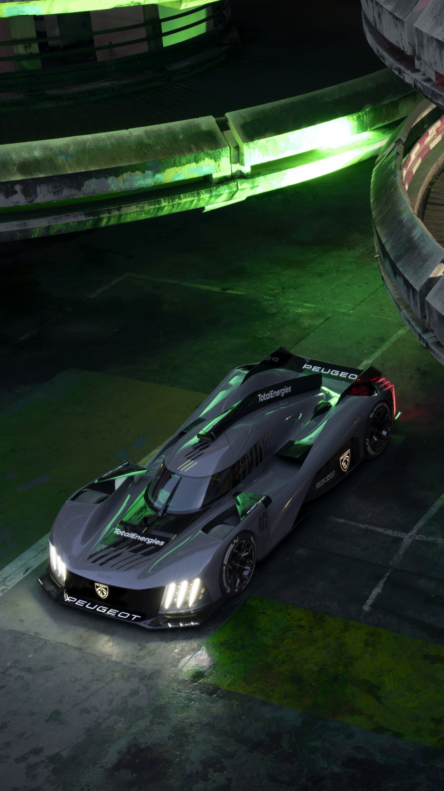 Peugeot 9X8 Wallpaper 4K, Electric