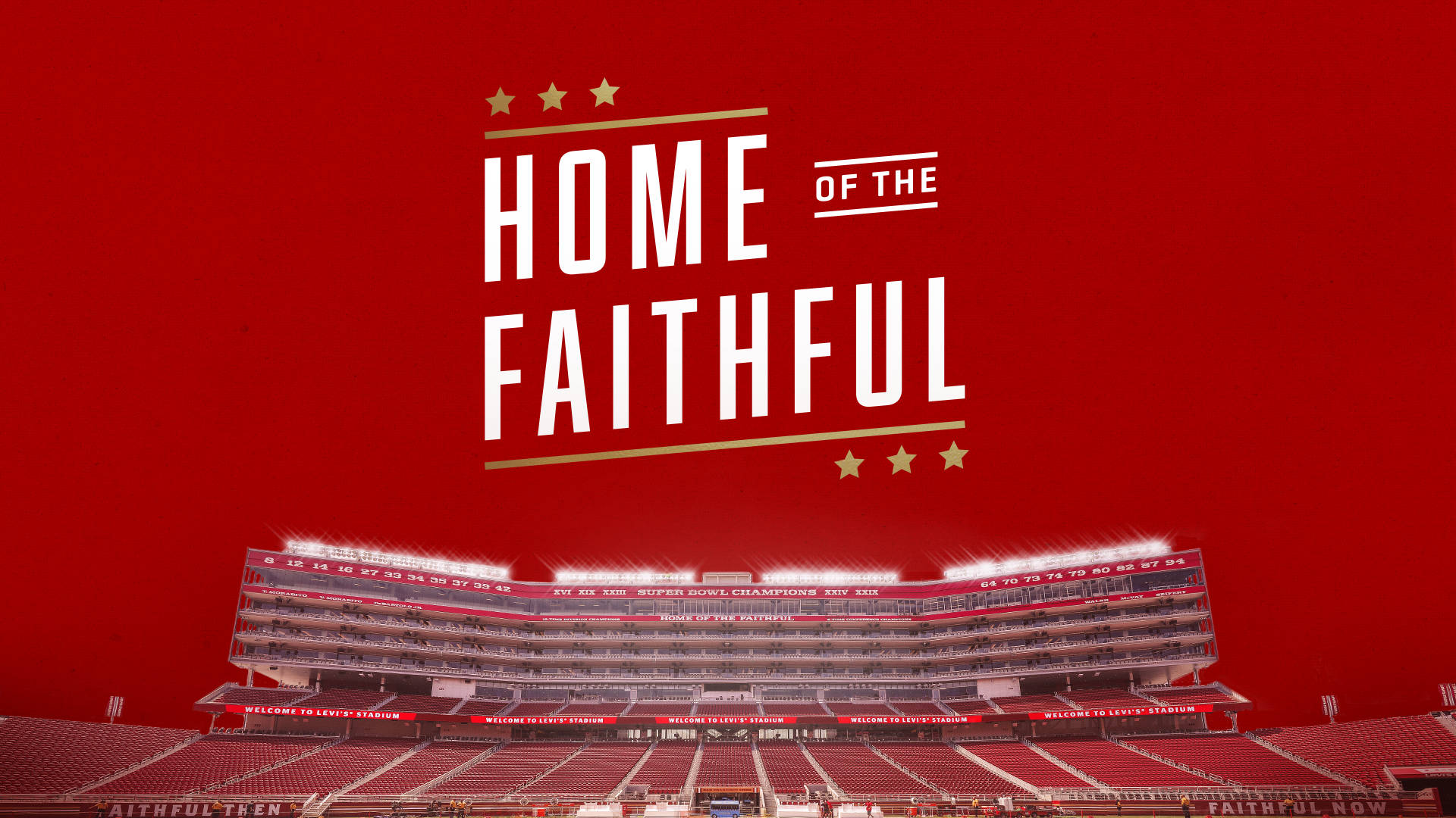 Download Experience the Excitement of the San Francisco 49ers at Levi's Stadium Wallpaper
