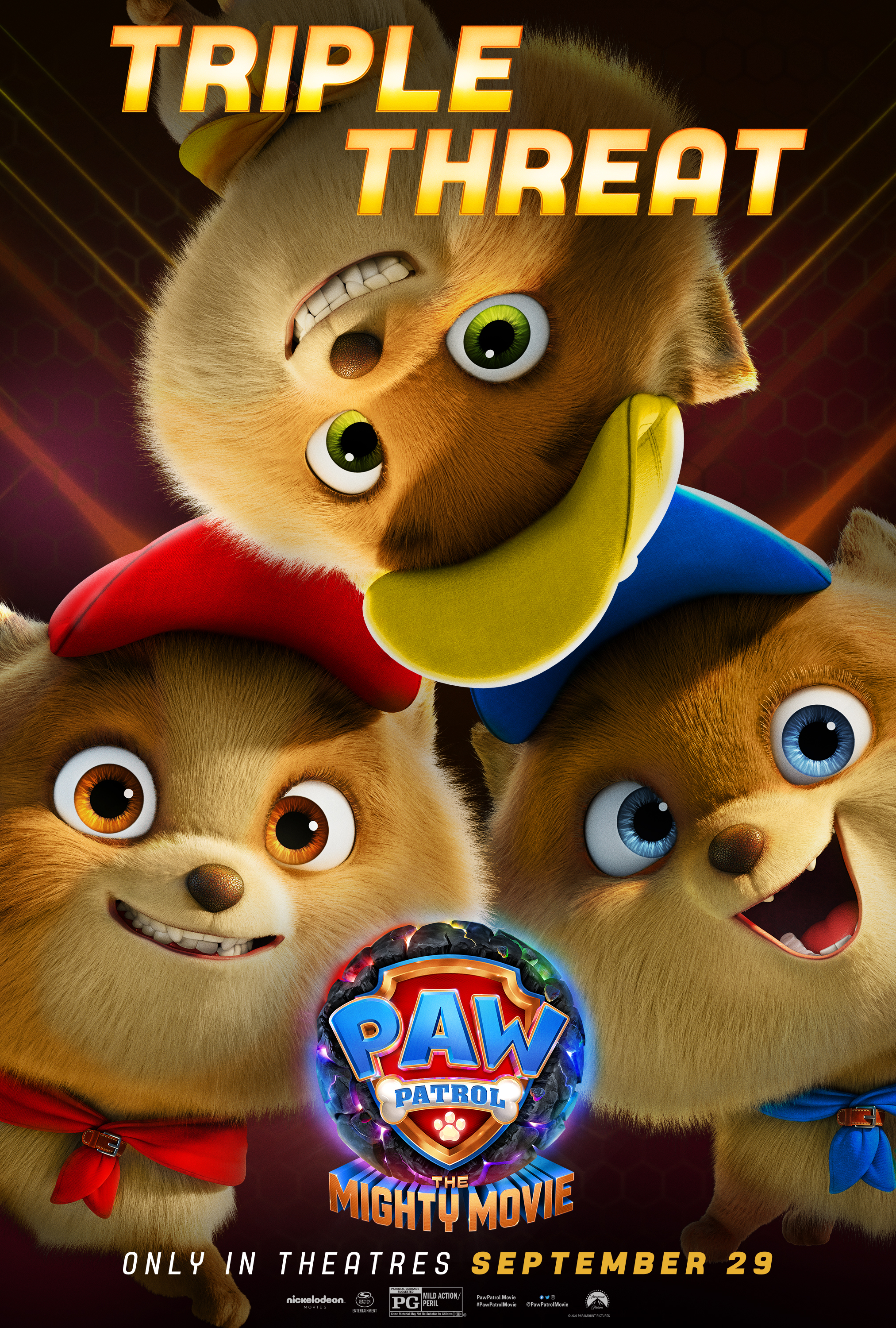 See The Character Posters & The Latest Clip From Paw Patrol: A Mighty Movie