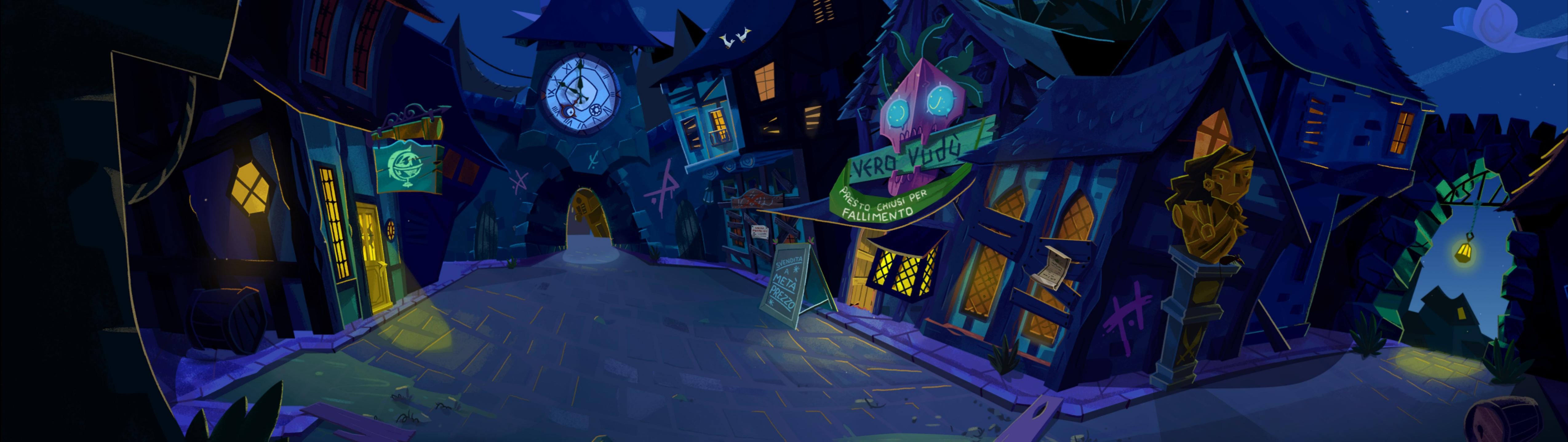 Return to Monkey Island Low Street 32:9 wallpaper