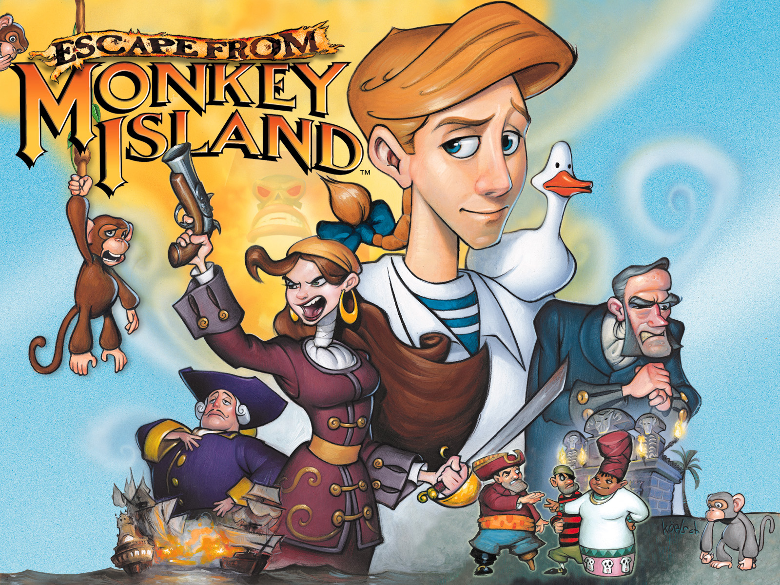 Escape from Monkey Island (Wallpaper). The International House of Mojo