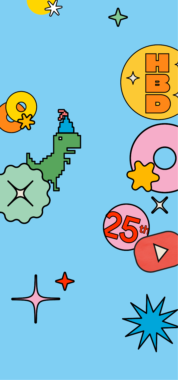 Google's 25th Birthday wallpaper