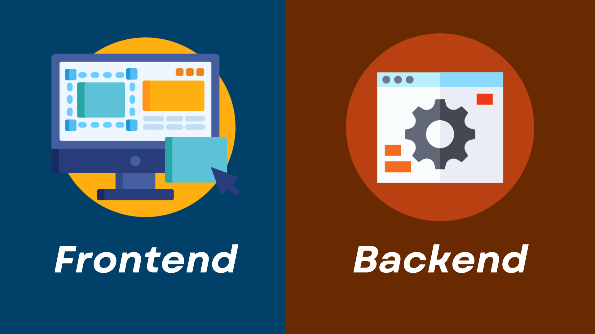Frontend and Backend in Web Development