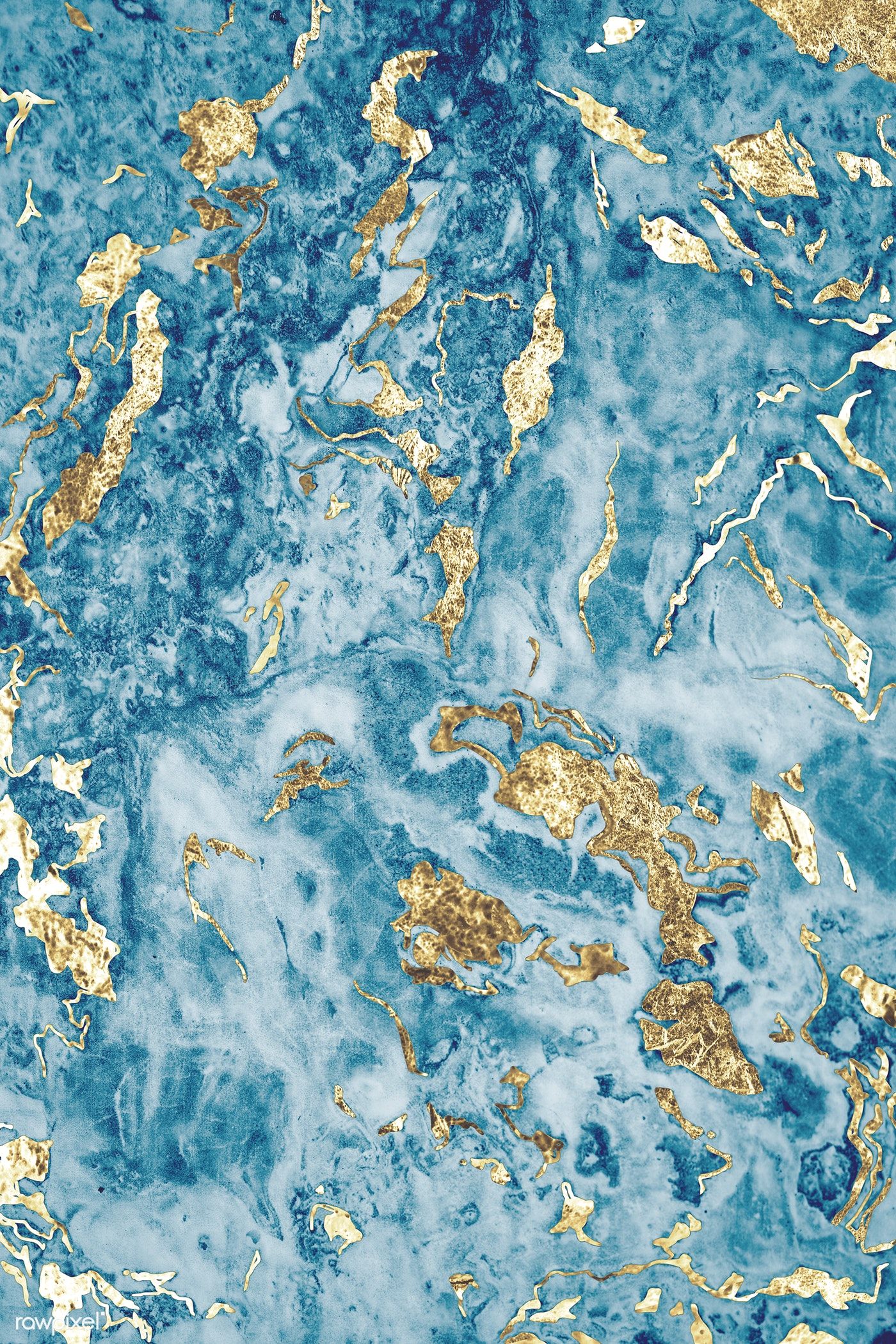 Blue and gold marble textured background. free image / Chim. Fond d'écran téléphone, Fond d écran couleur, Fond d'écran iphone pastel
