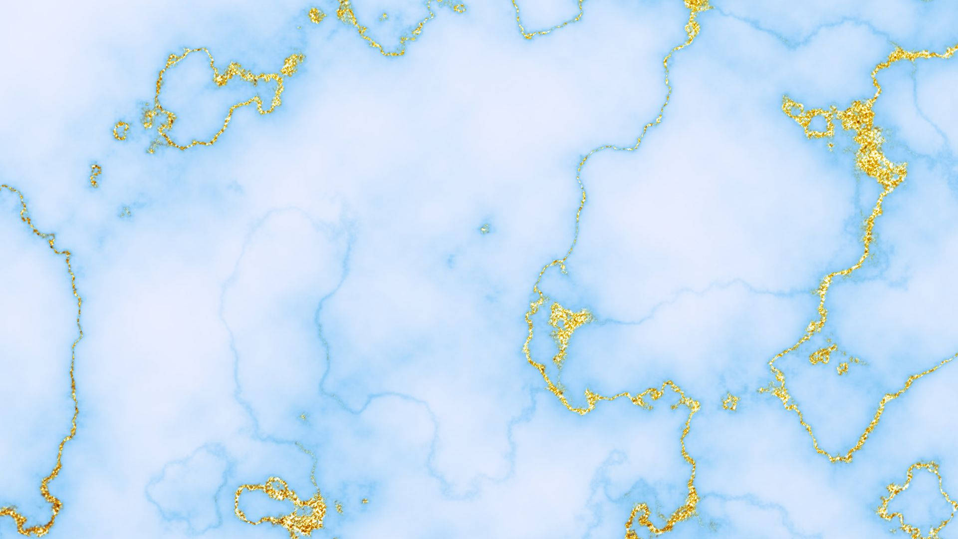 Download Cute Light Blue And Gold Marble Wallpaper