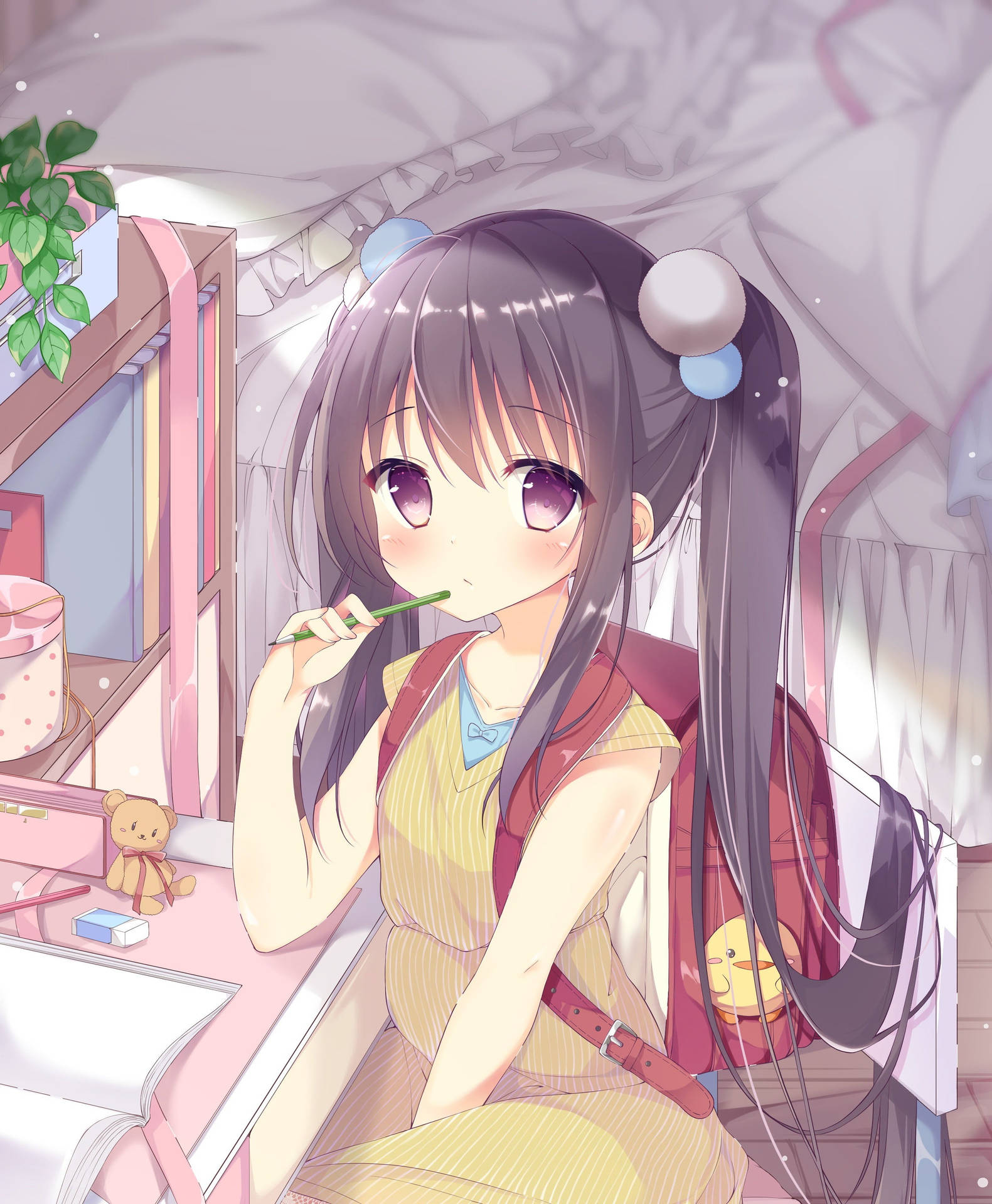 Download Little Cute Girl Anime Wallpaper