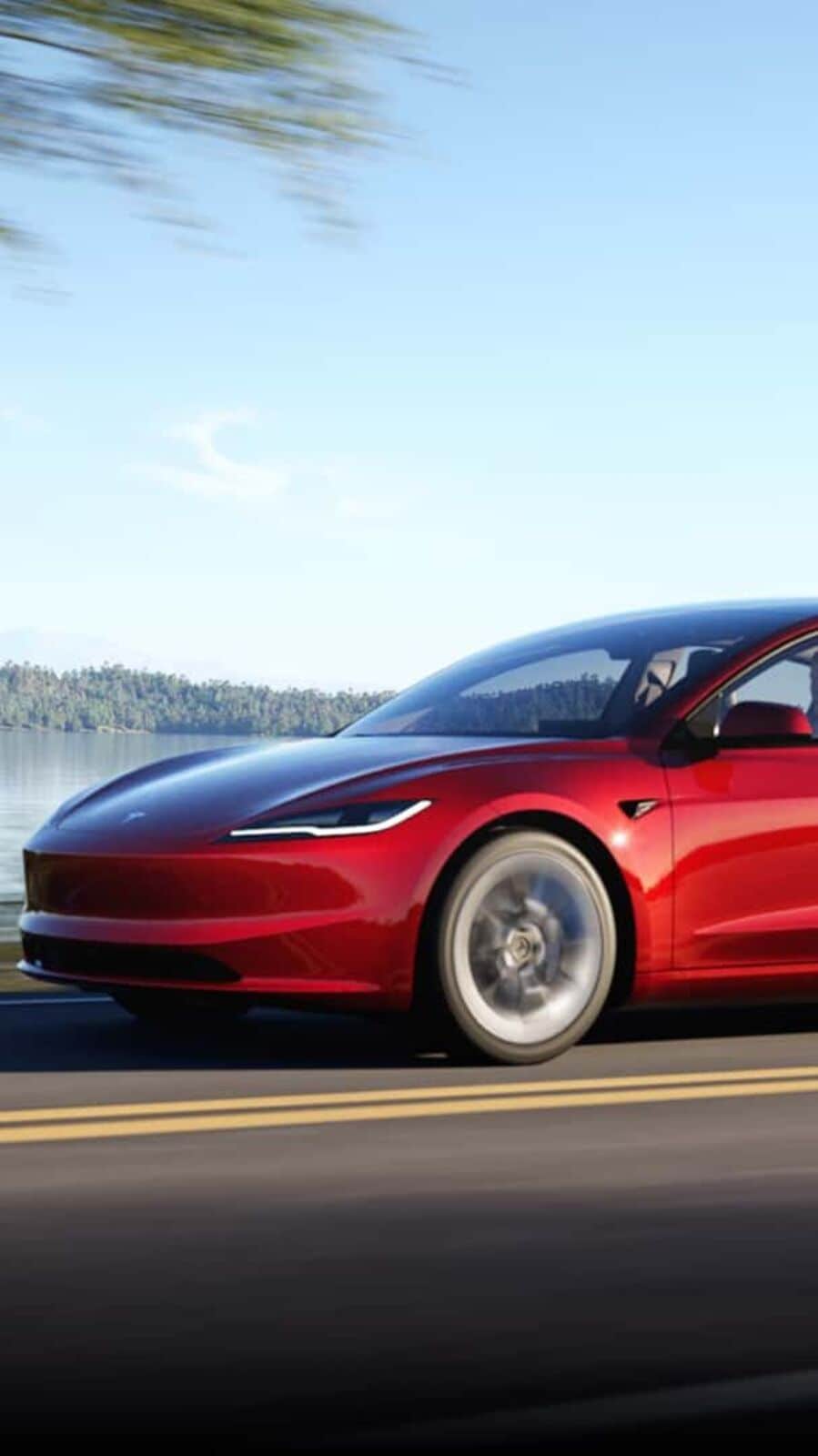 New Tesla Model 3 gets chiselled design and 677 km range