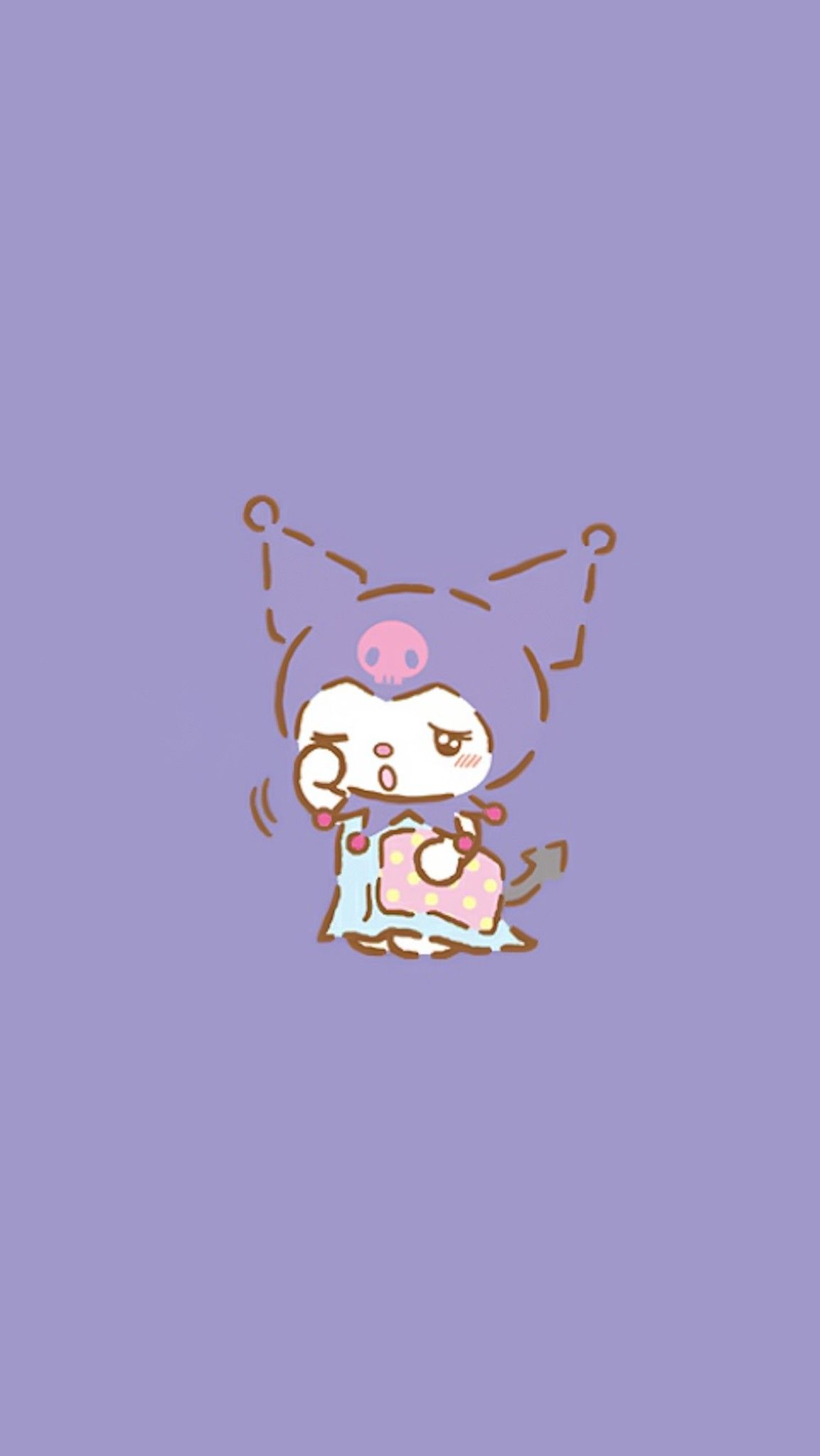 Kuromi BG. Hello kitty iphone wallpaper, Cute laptop wallpaper, Kawaii wallpaper