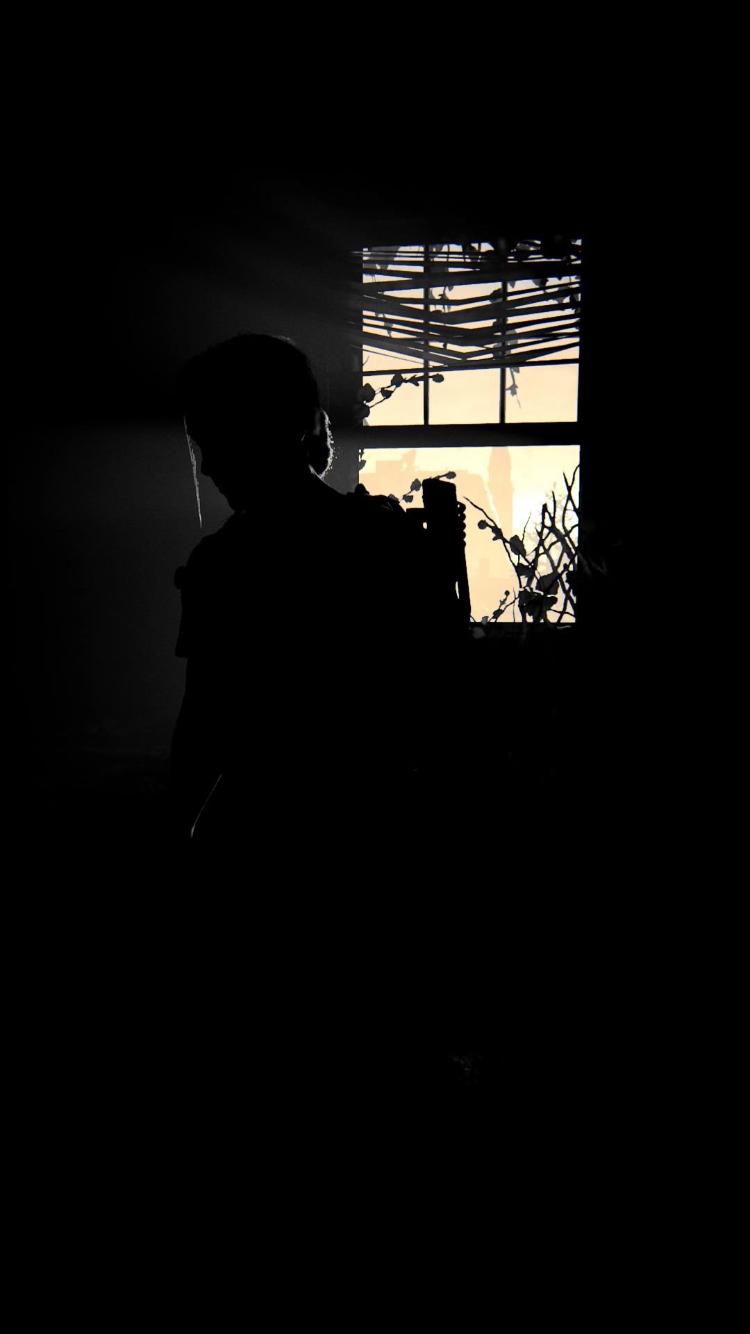 minimalistic phone wallpaper of Abby