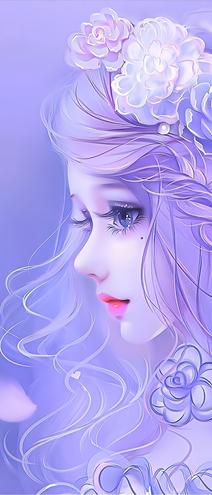 anime girl Mobile Walls