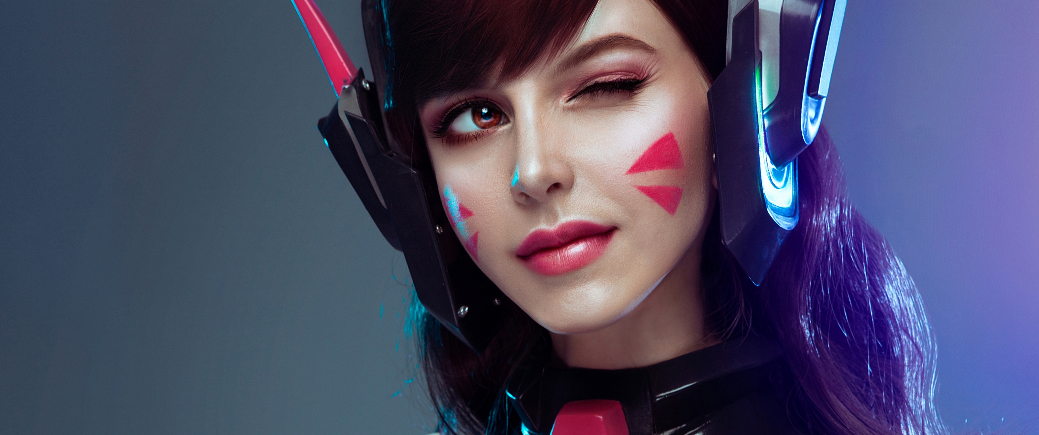 DVa Wallpaper 4K, Cosplay, Overwatch